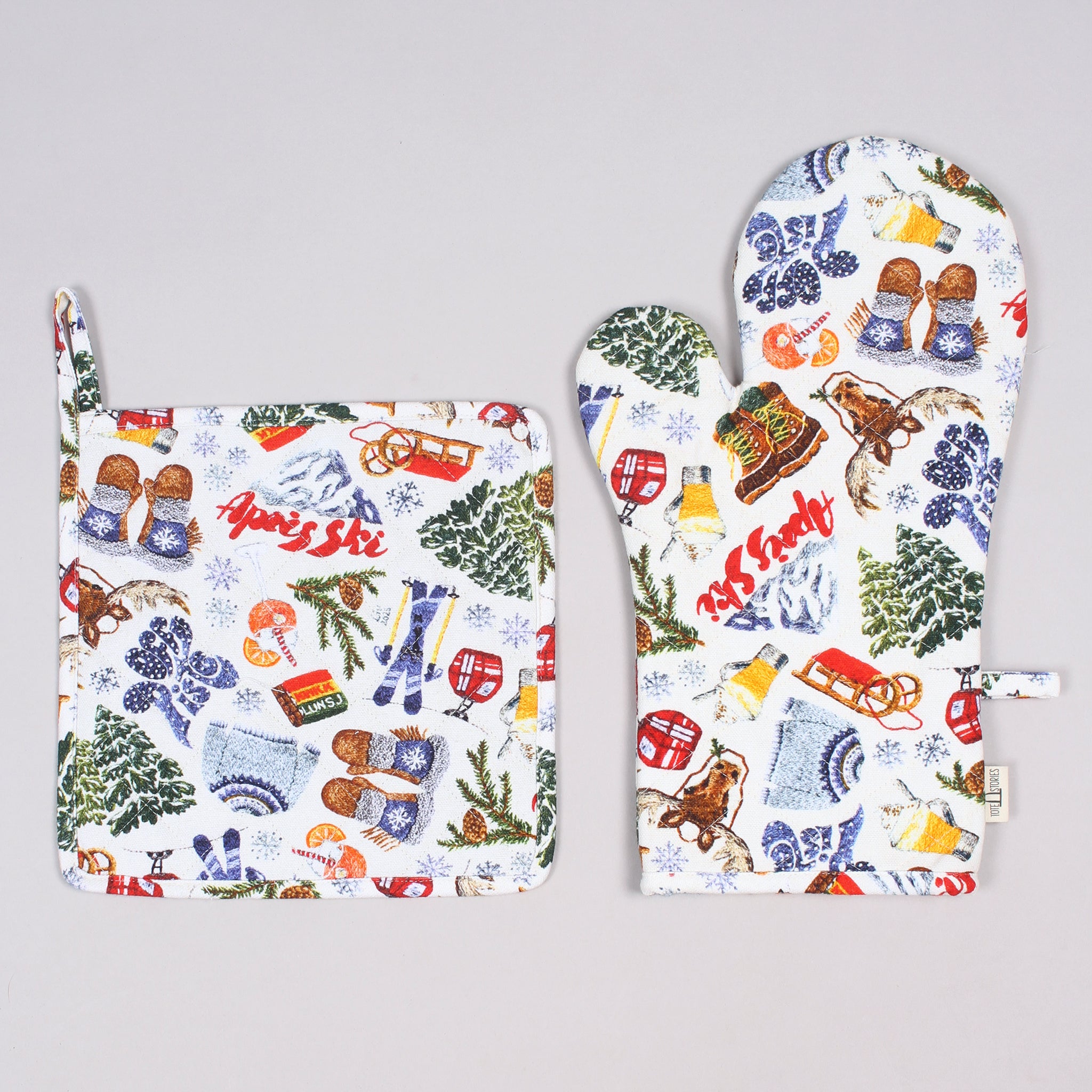 Apres Ski - Oven Mit & Pot Holder