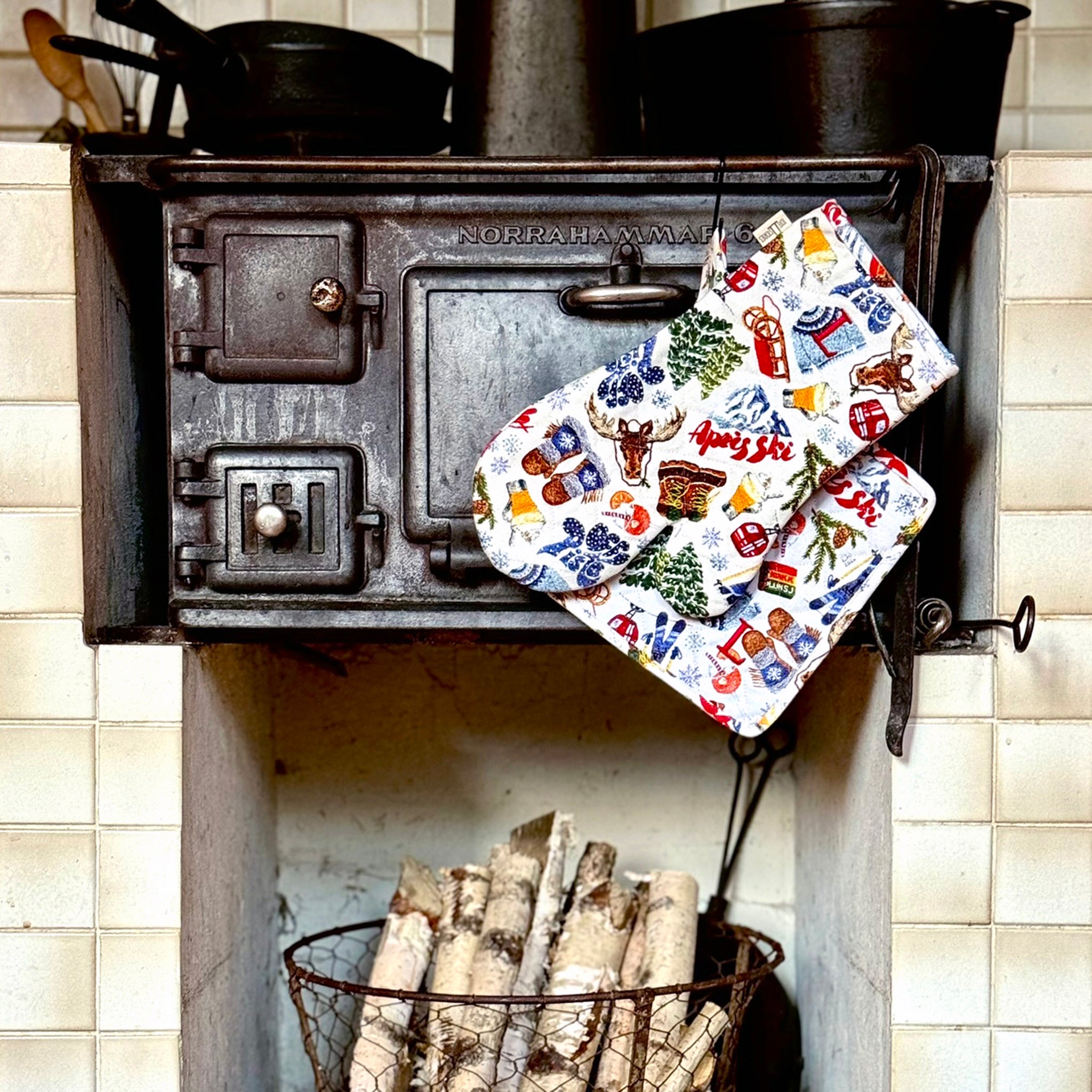 Oven Mitt & Pot Holder (Set of 2) - Après Ski