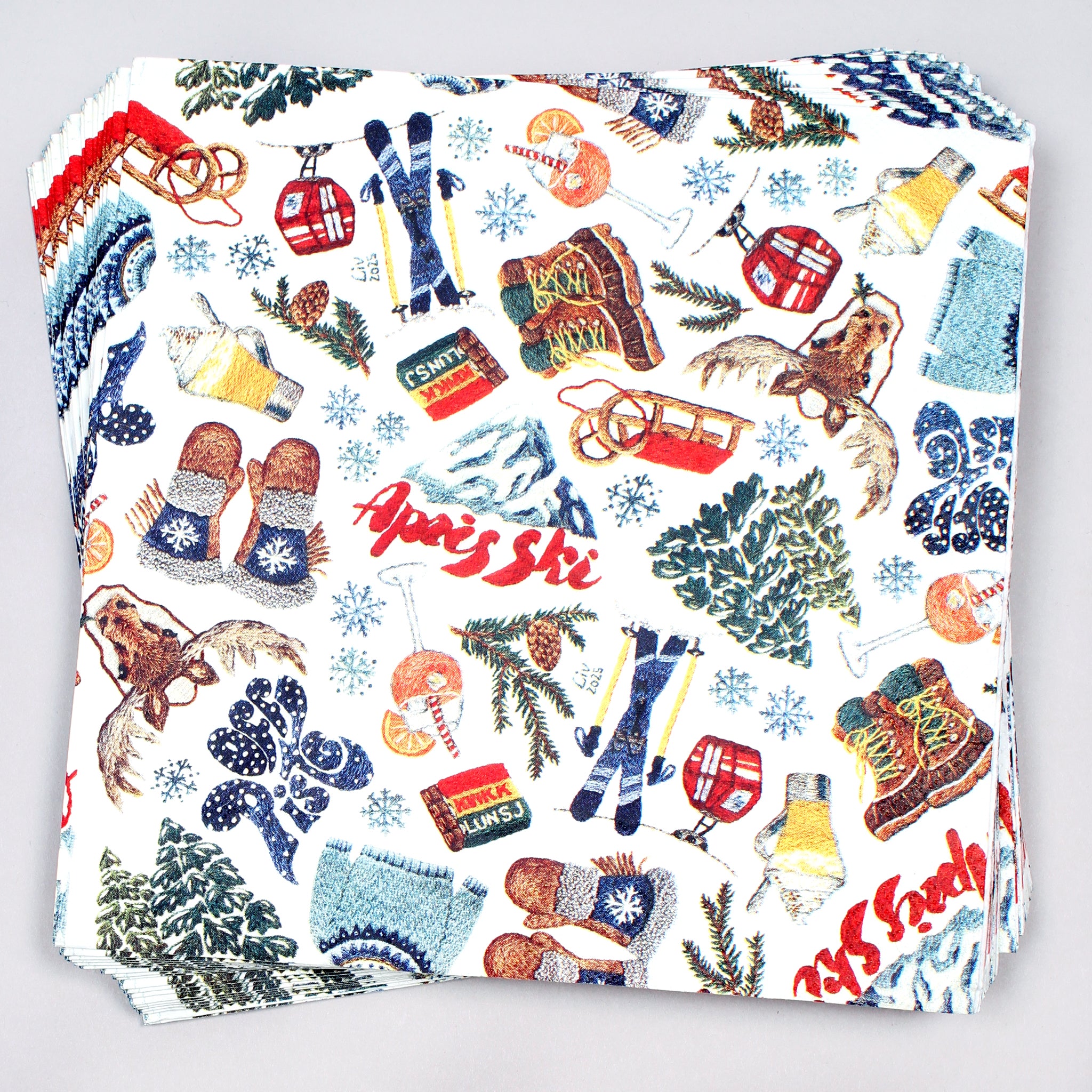 Apres Ski - paper napkins