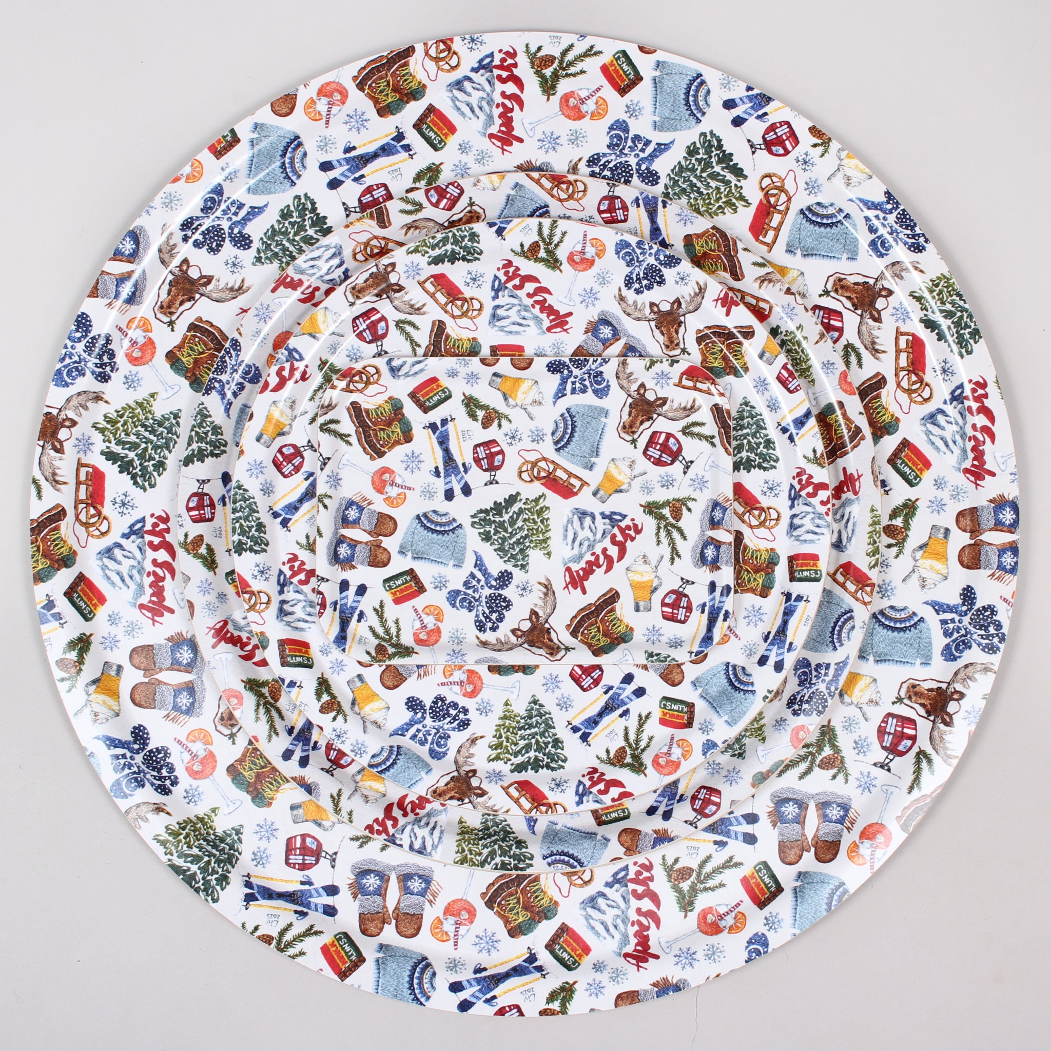 Apres Ski - Tray sizes