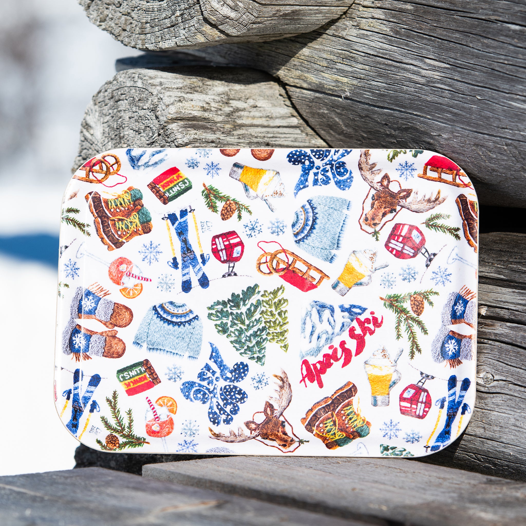 Apres Ski - Tray 27x20 cm