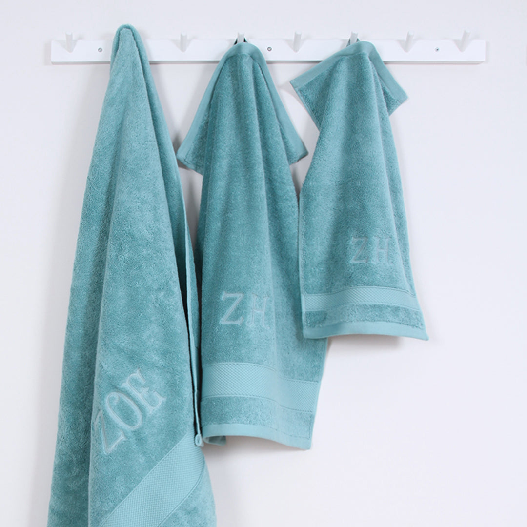 Bath Towel 'Set om 3' - Andaman Aqua