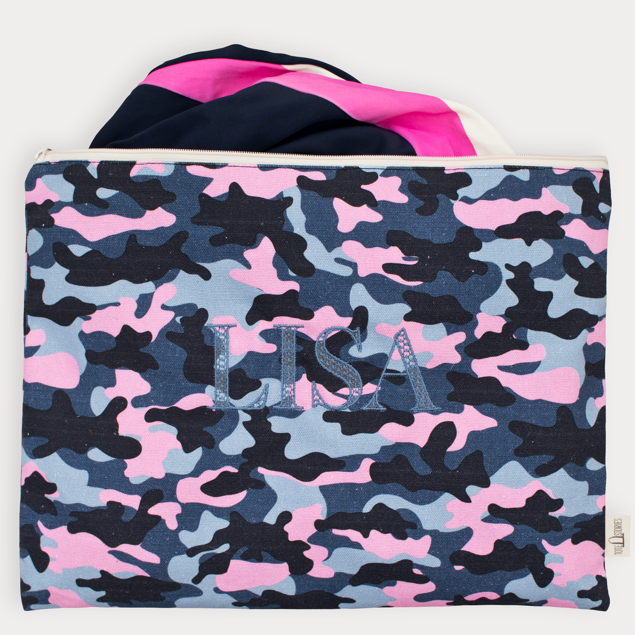Beach Pouch - Camo Falsterbo Sky