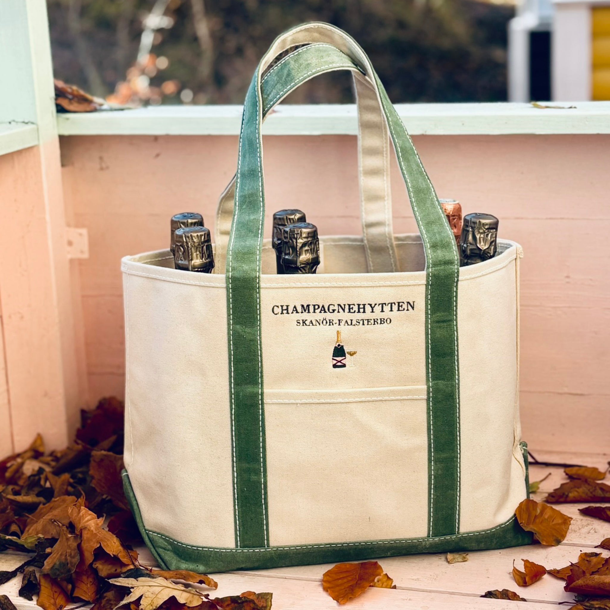 Flaschenteiler-Einsatz - Waxed Deerfield Green