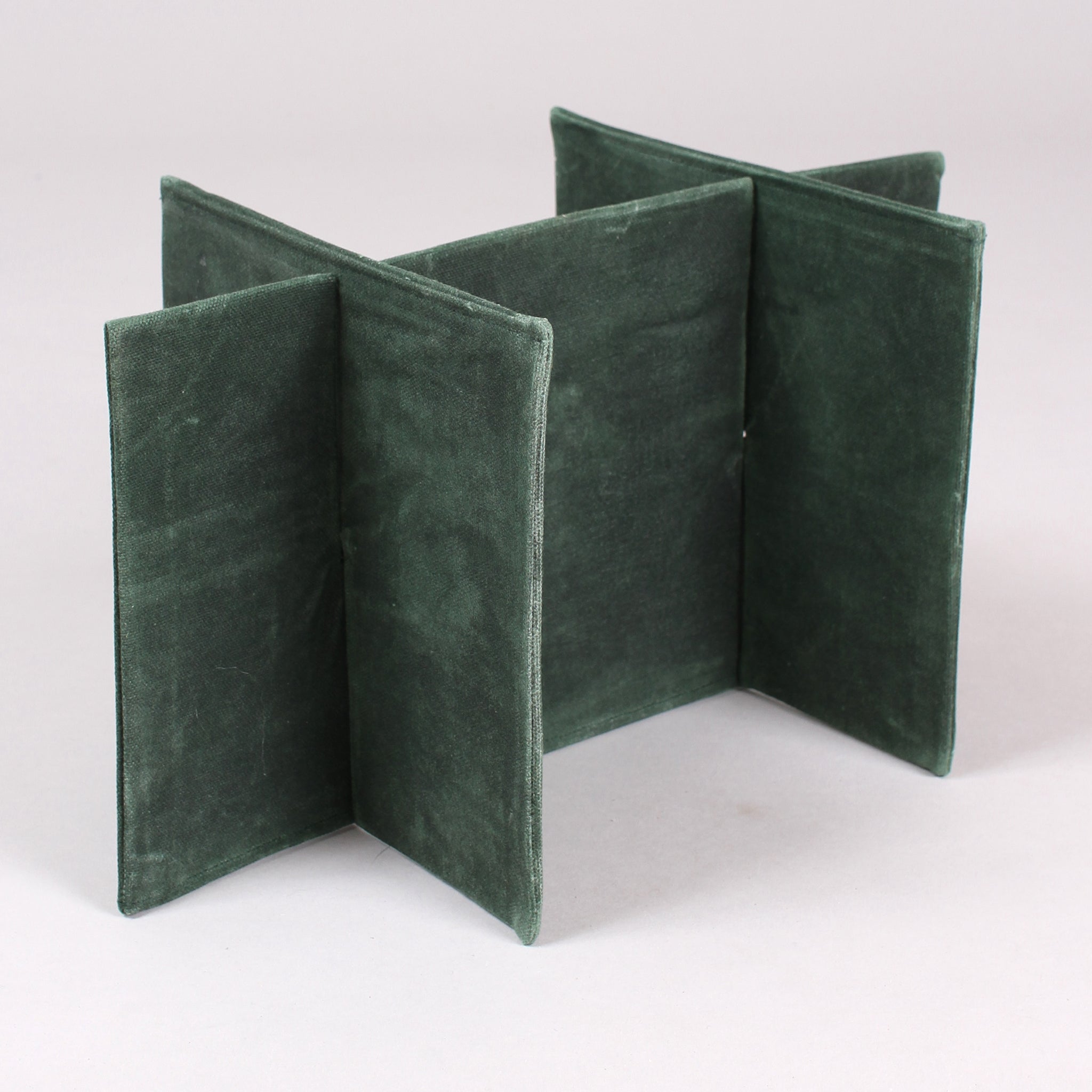 Bottle divider insert - Waxed Deerfield Green