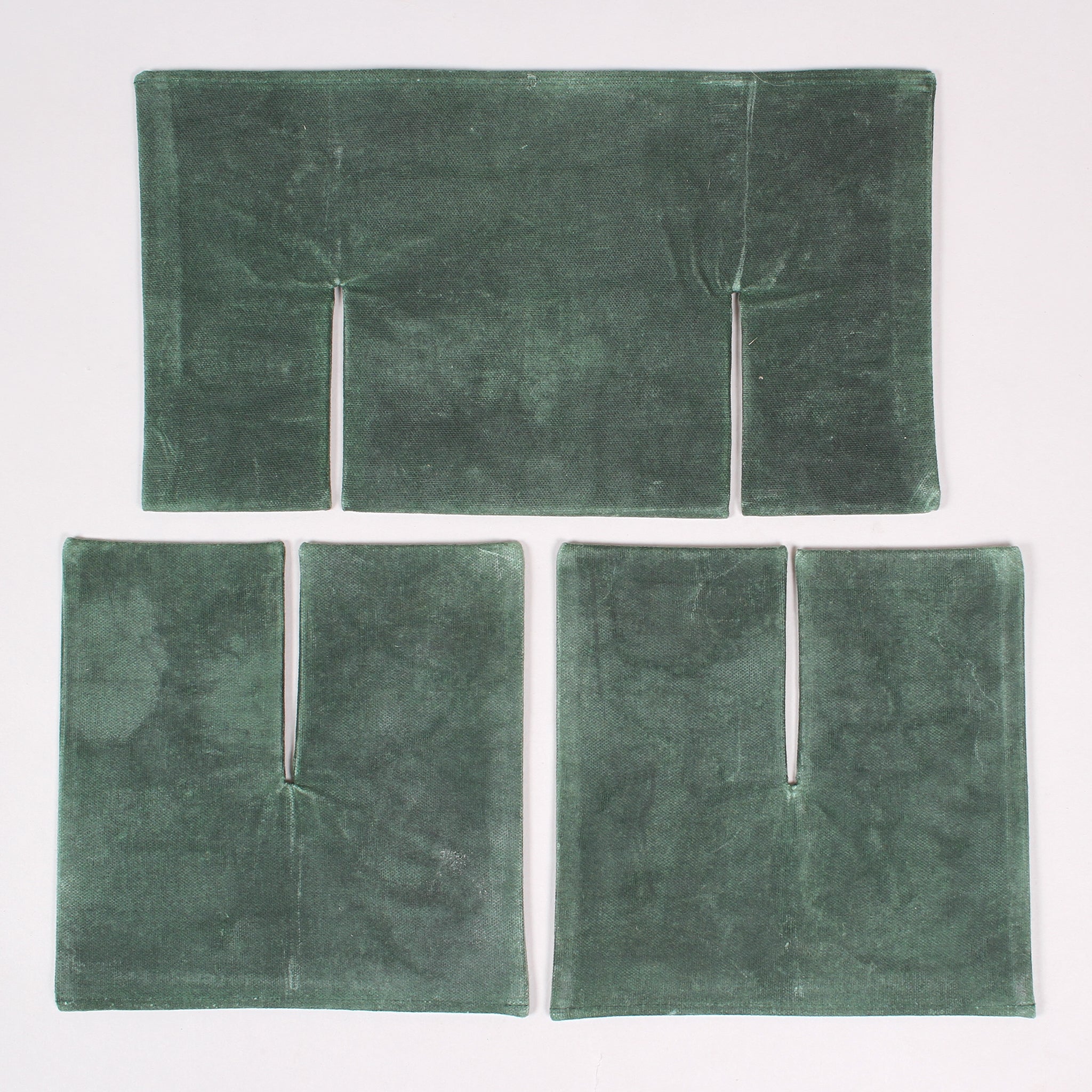 Bottle divider insert - Waxed Deerfield Green