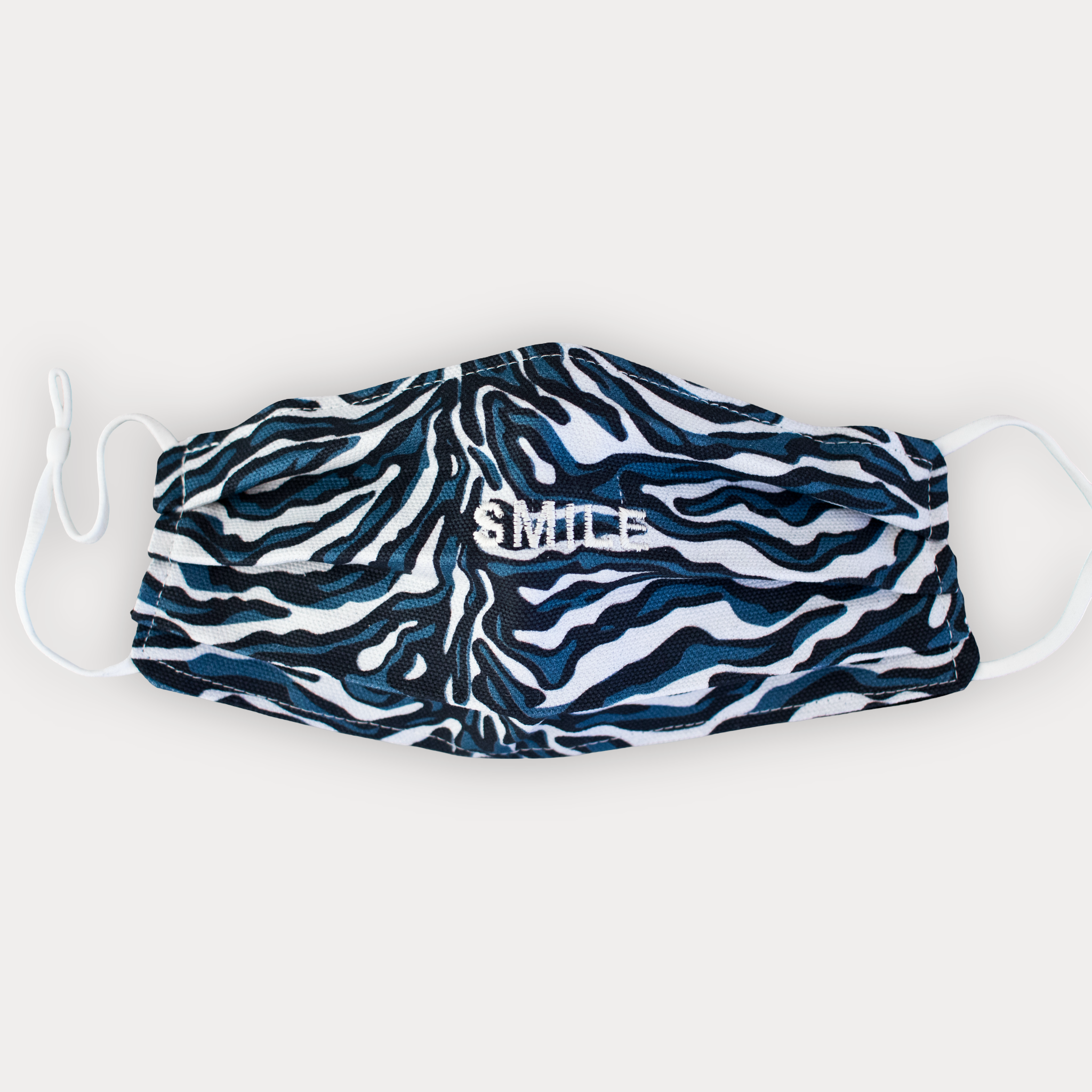 Cloth Face Mask - Zebra Falsterbo Ocean