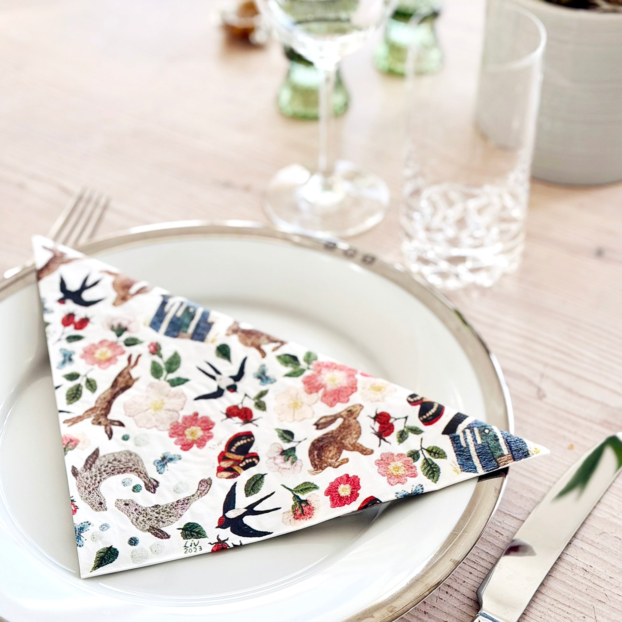 Papirserviett - Näset