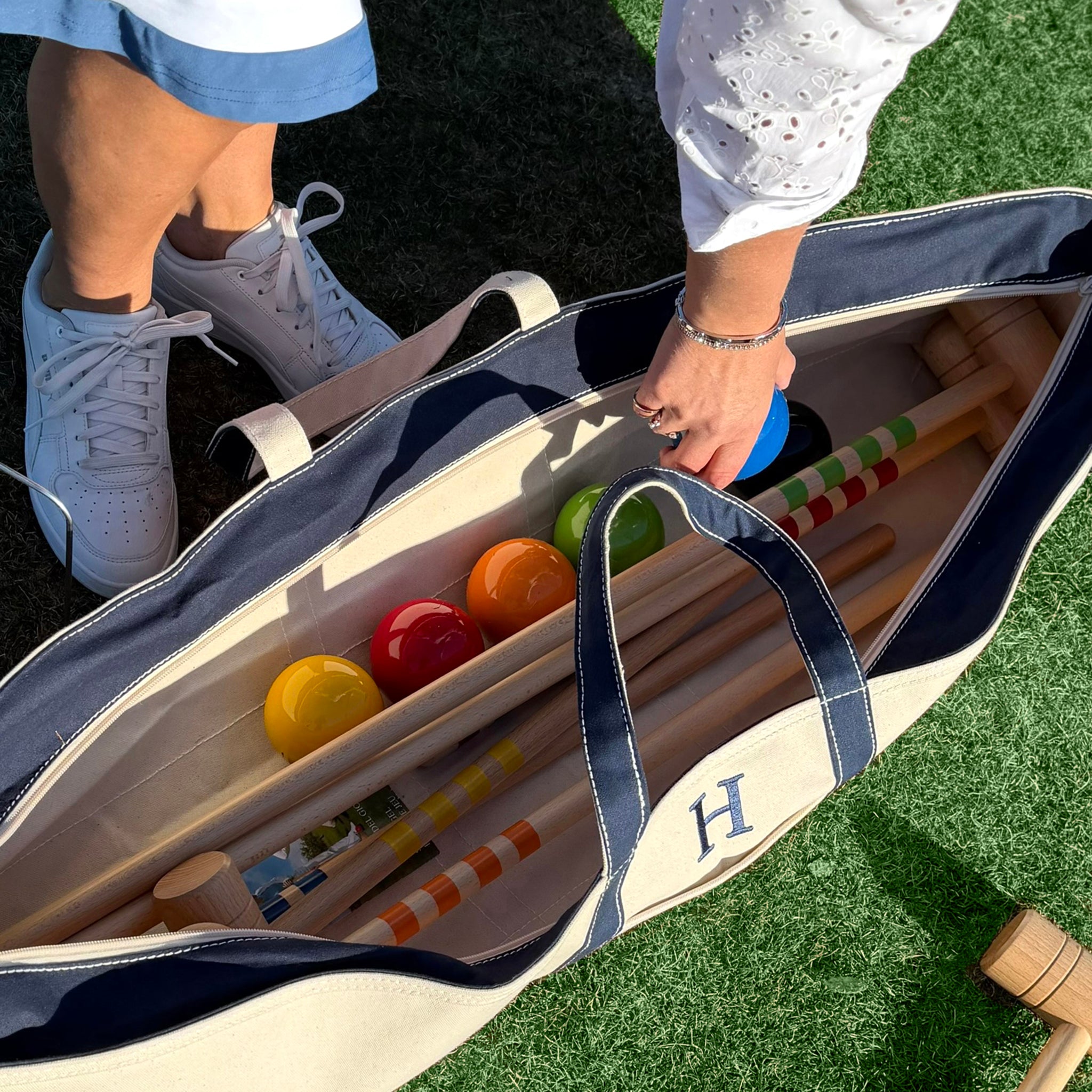 Croquet Tote Set - Falsterbo Ocean (Pre-order!)