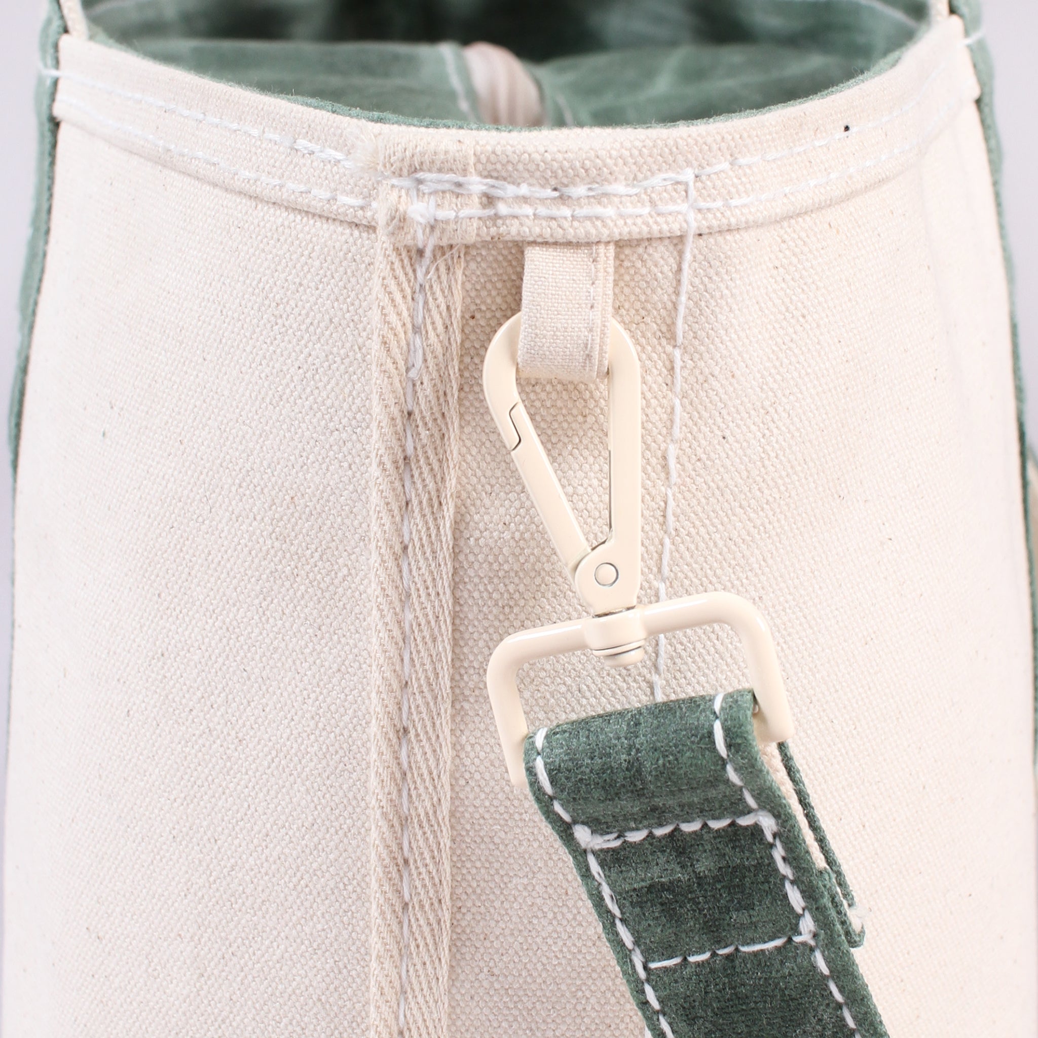 Long Strap - Waxed Deerfield Green