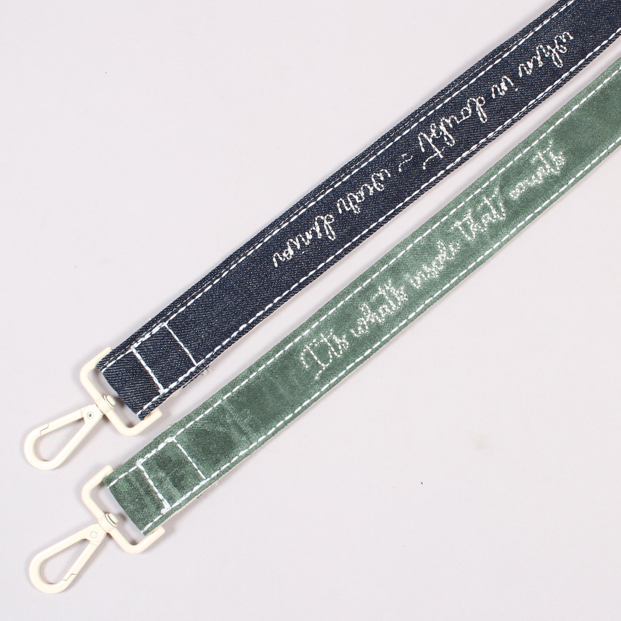 Long Strap - Waxed Deerfield Green