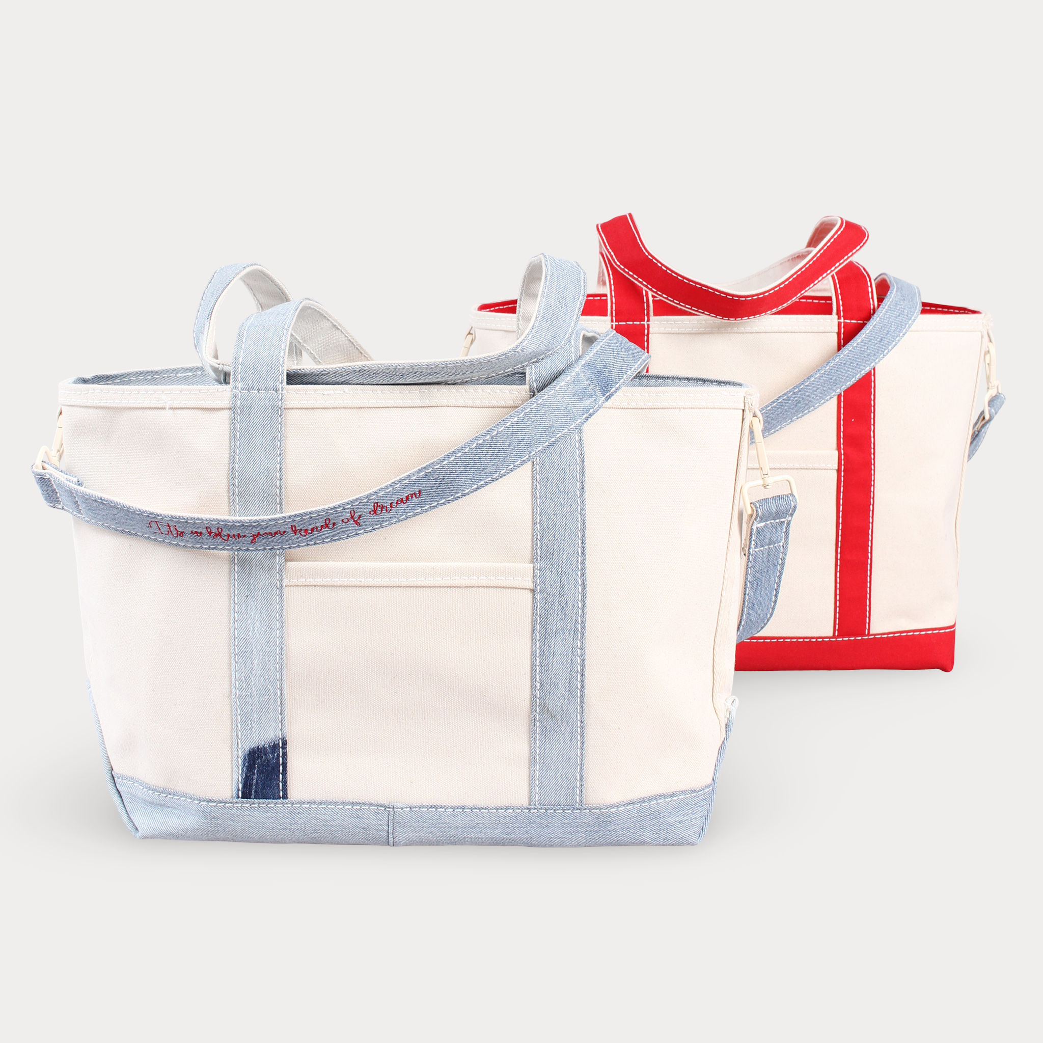 Long Strap - Denim Light Indigo