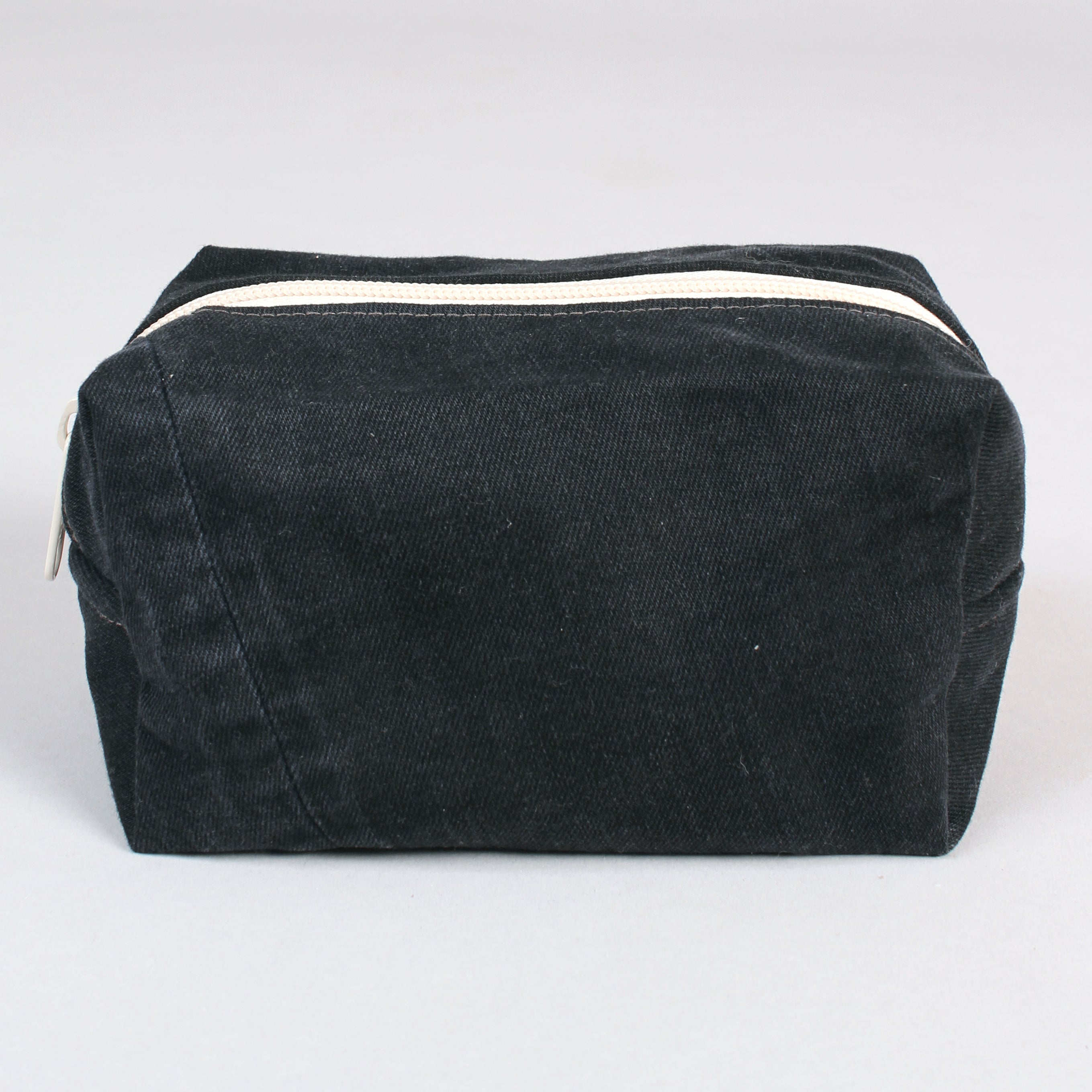 Makeup Bag - Black Denim