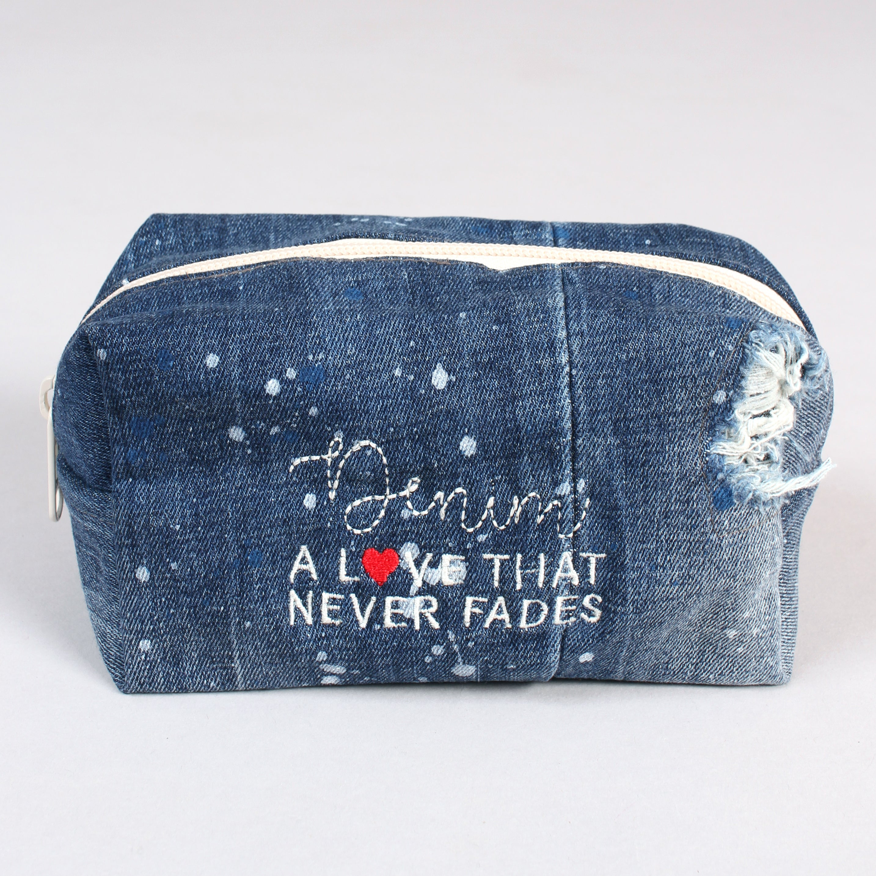 Makeup Bag - Denim Dark Indigo