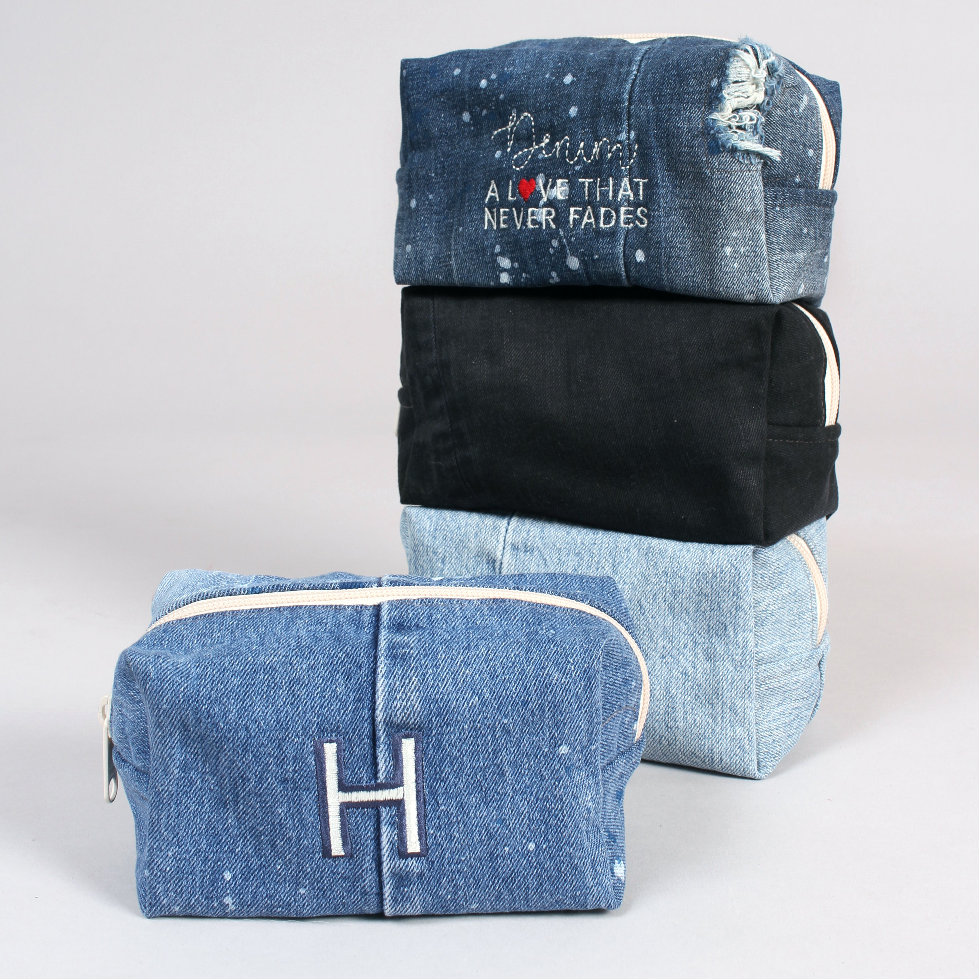 Makeup Bag - Denim