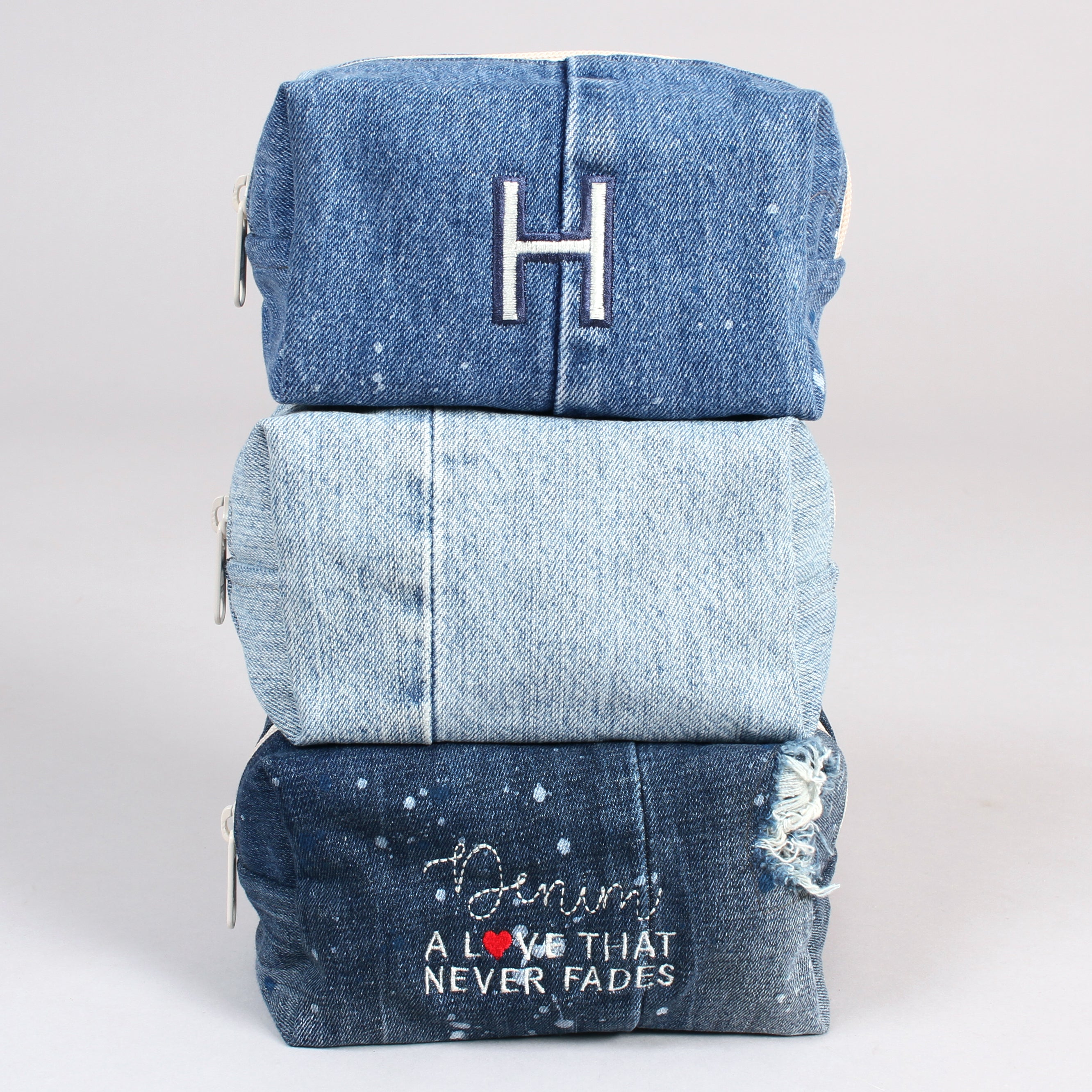 Makeup Bag - Denim
