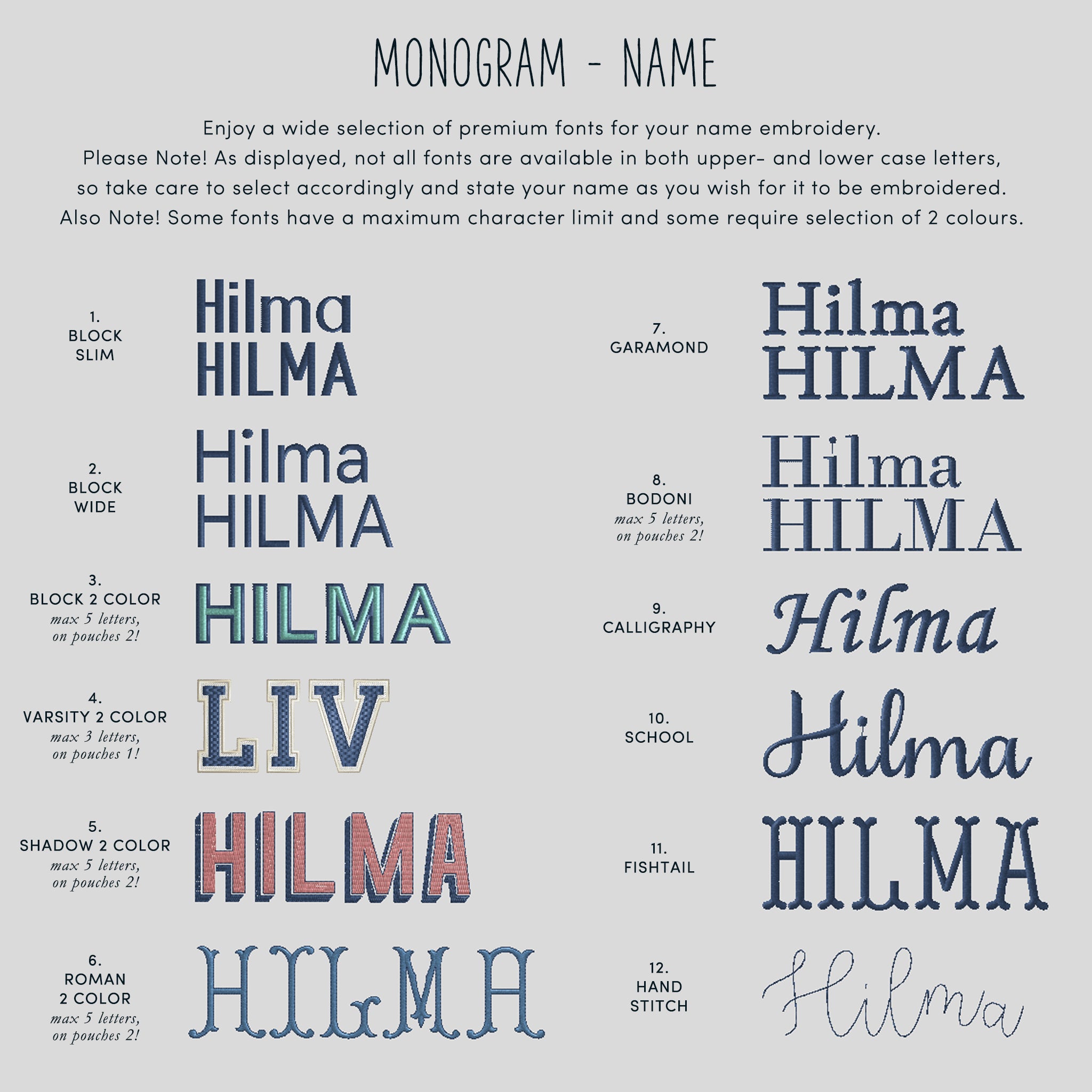 Monogram Name