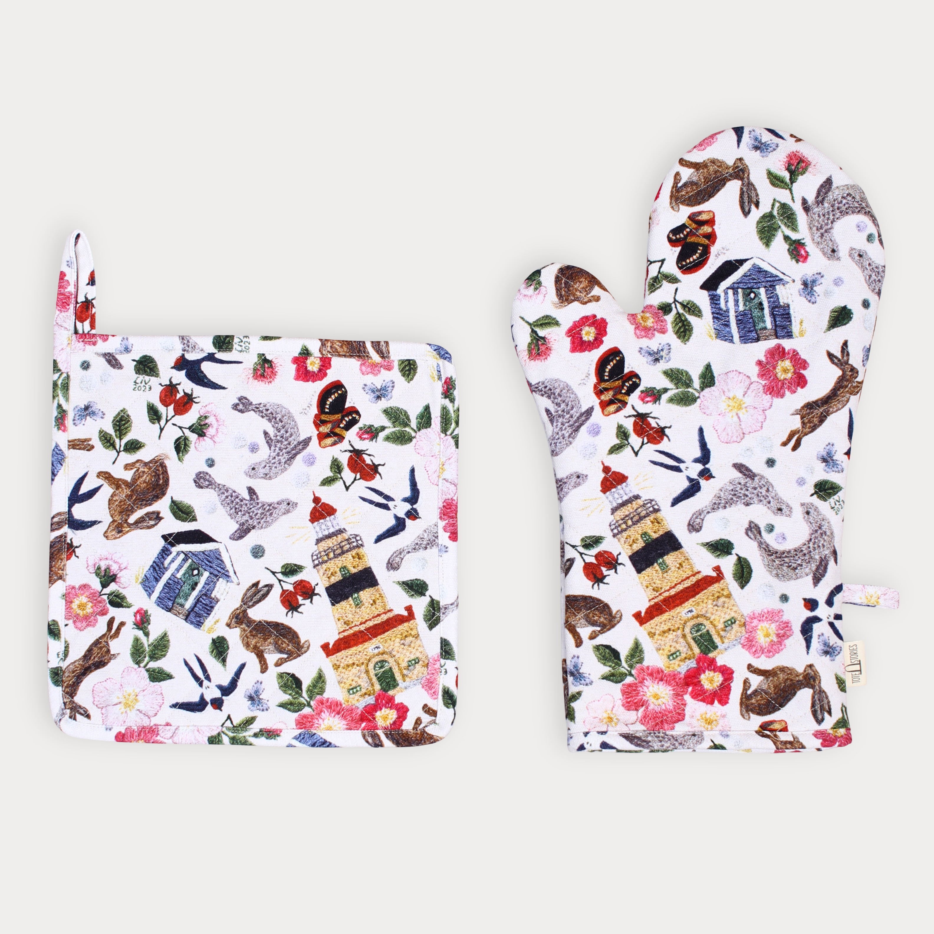 Grytvante & Grytlapp (Set om 2) - Näset