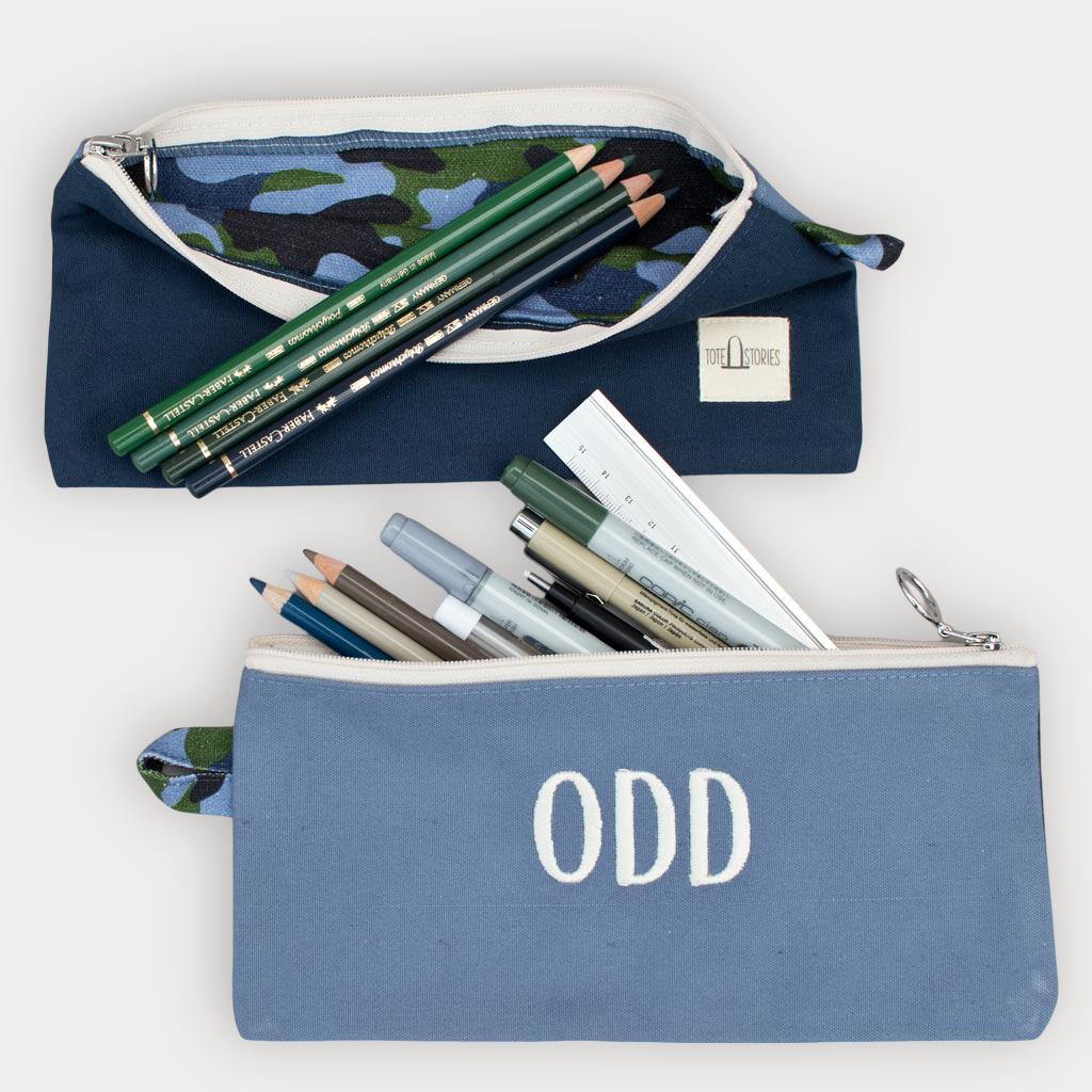 Pencil Pouch - Camo Falsterbo Ocean