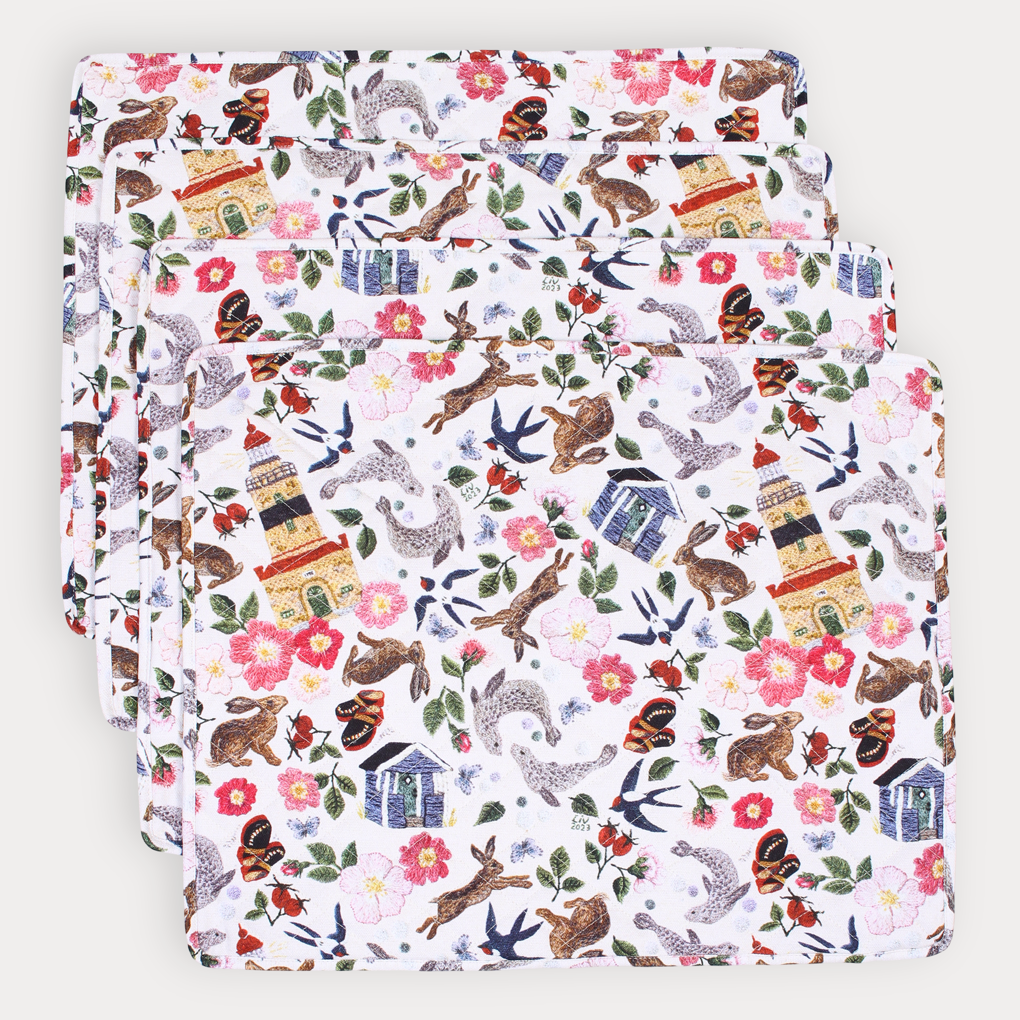 Tablett (Set om 4) - Näset