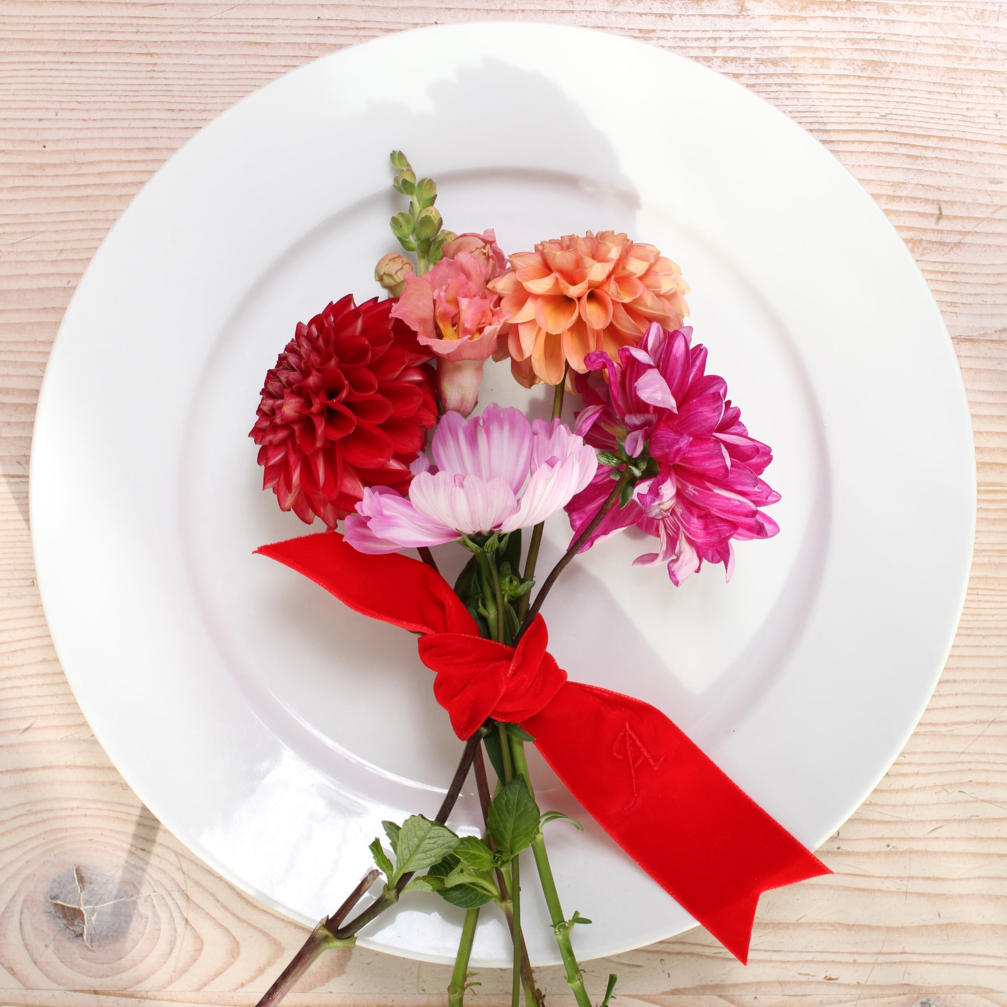 Samtband - London Red