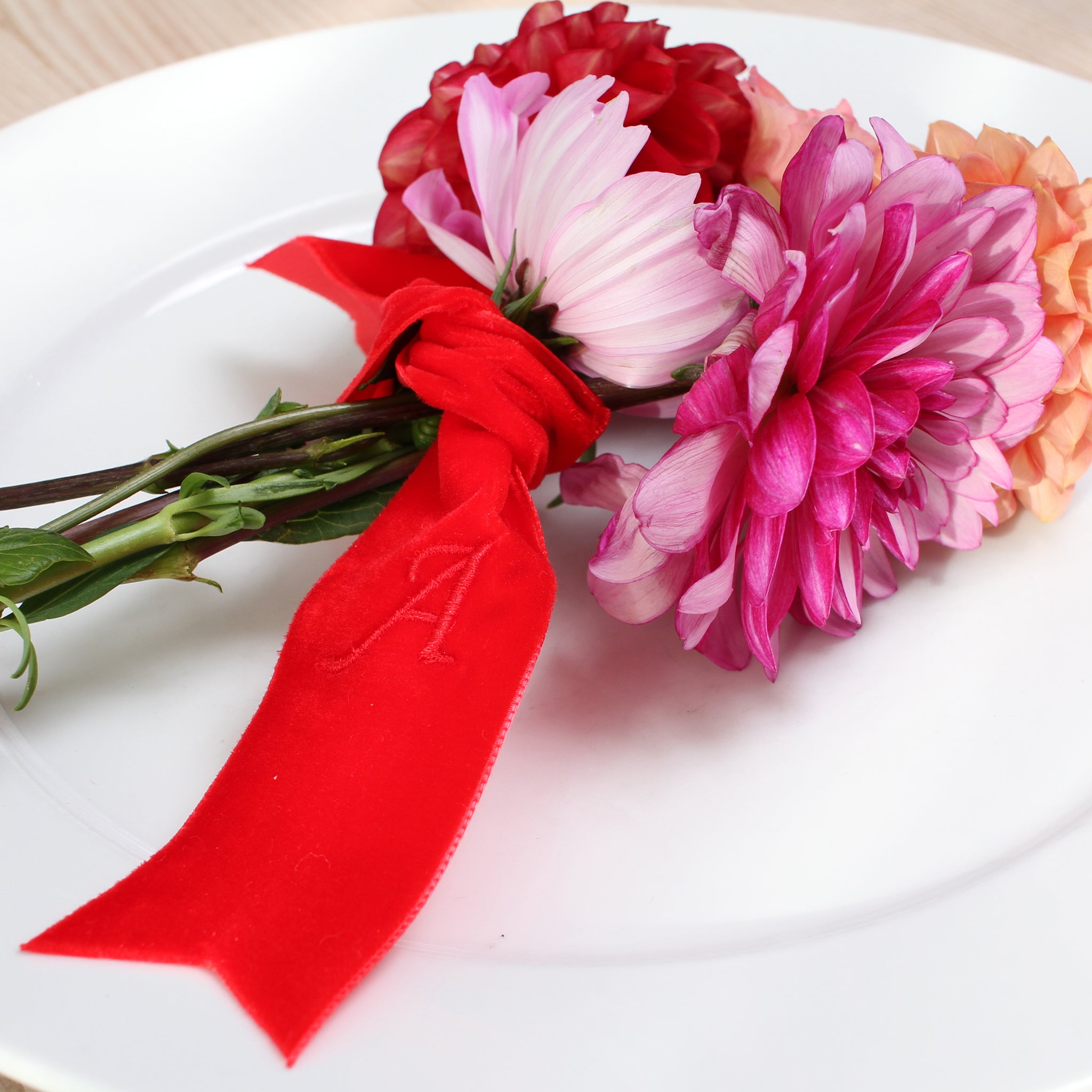 Samtband - London Red