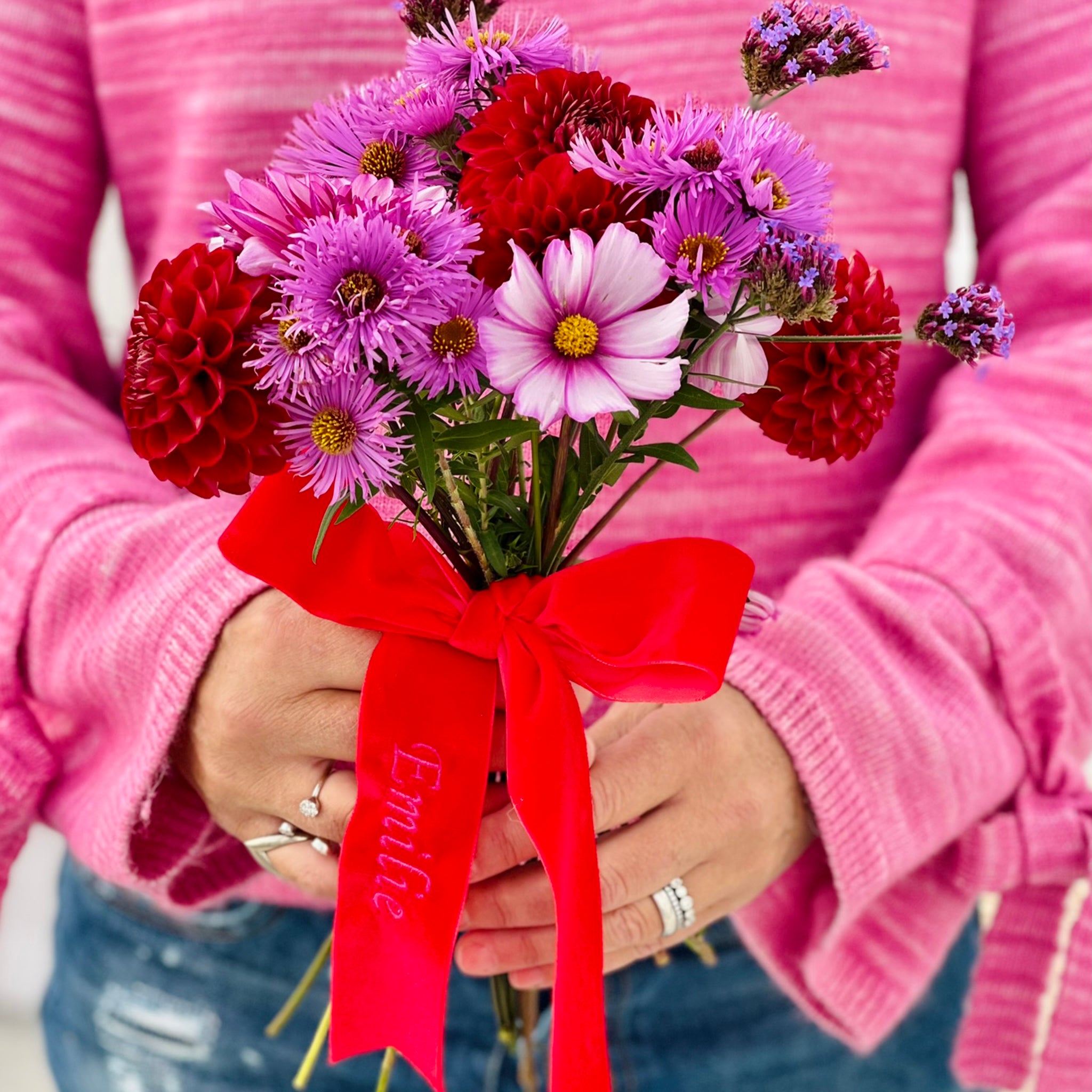 Samtband - London Red