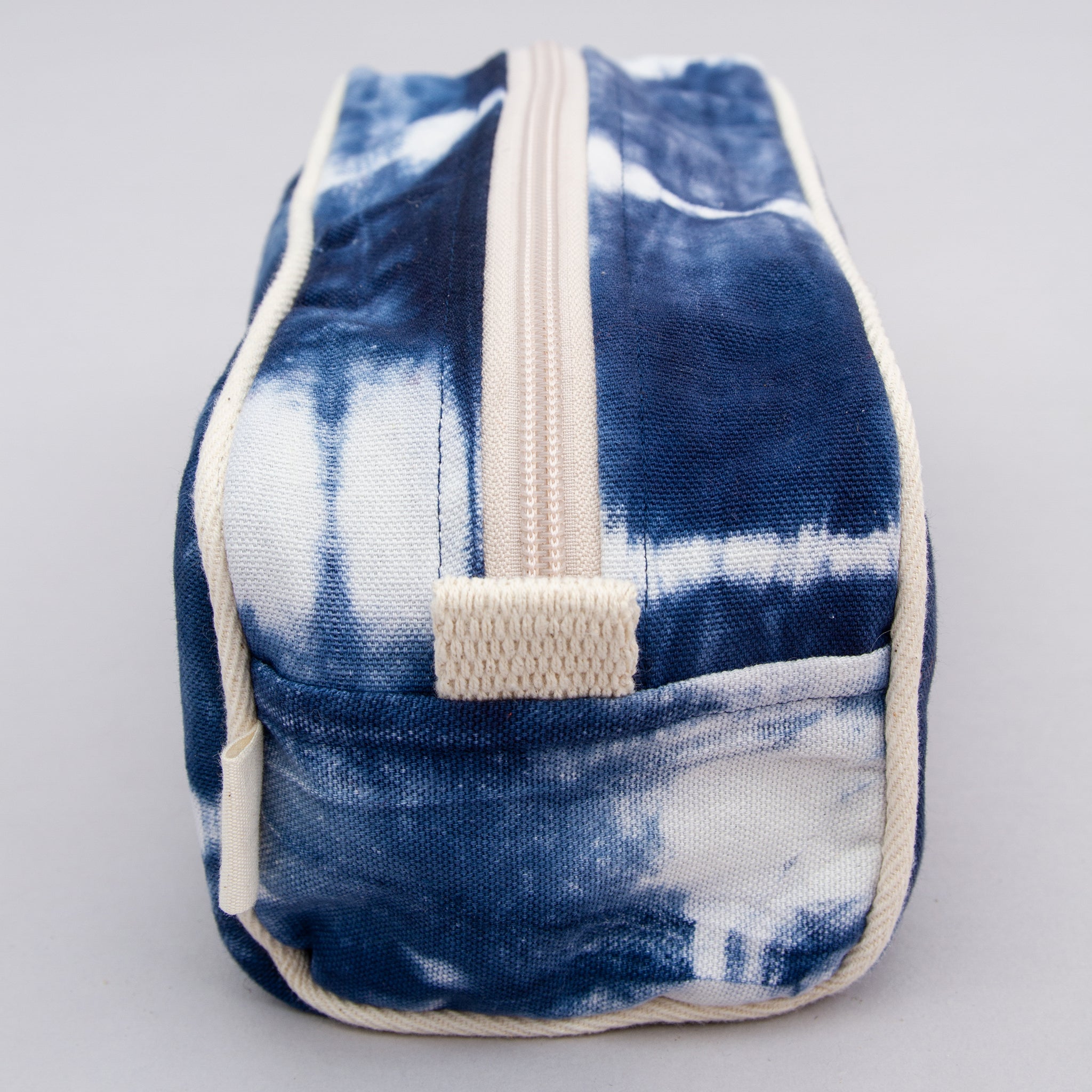 Toiletry bag - Shibori Blue tag