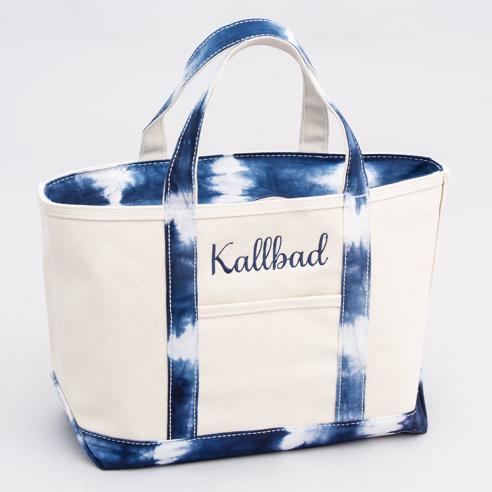 Limited tote bag - Shibori Blue Front