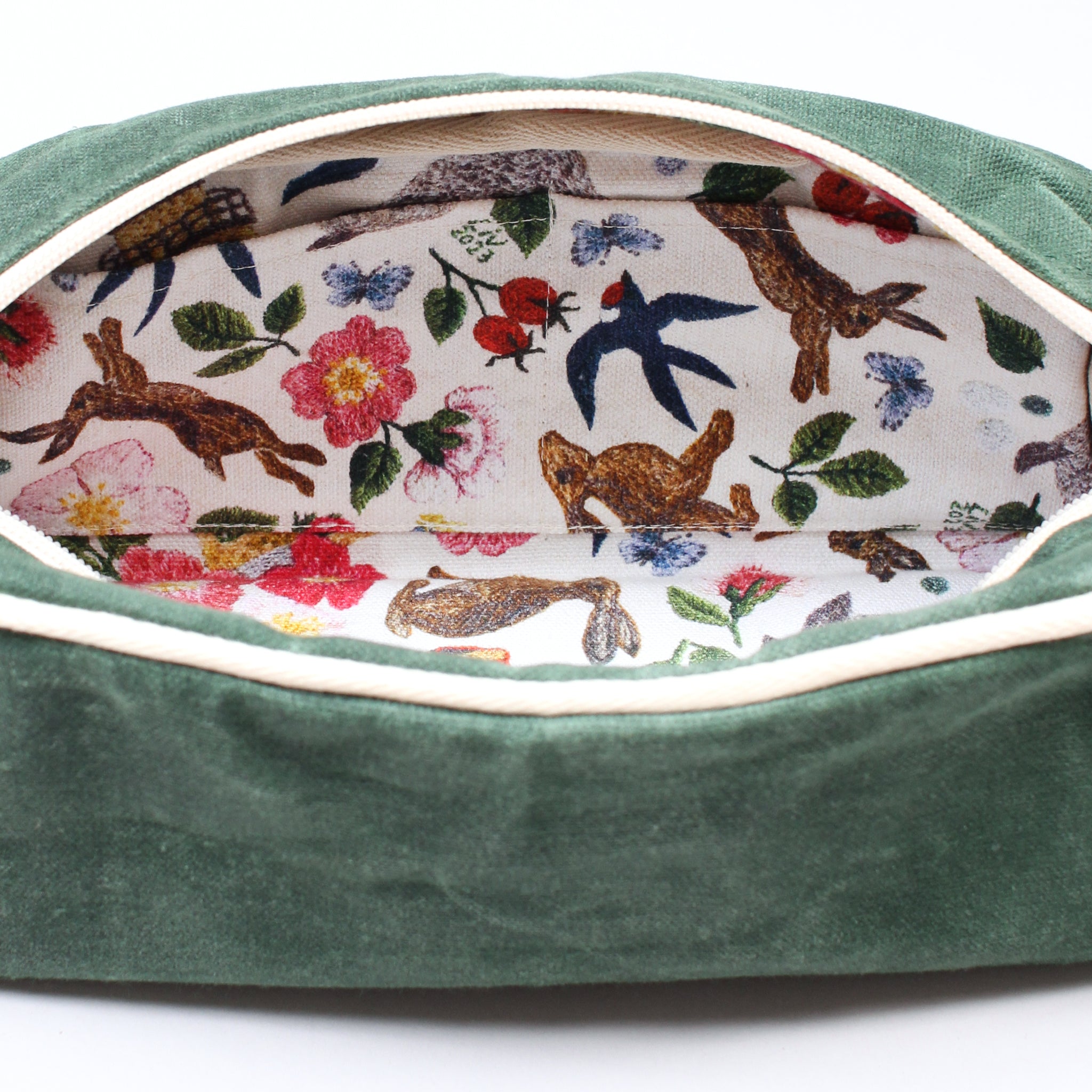 Toiletry Bag - Waxed Deerfield Green