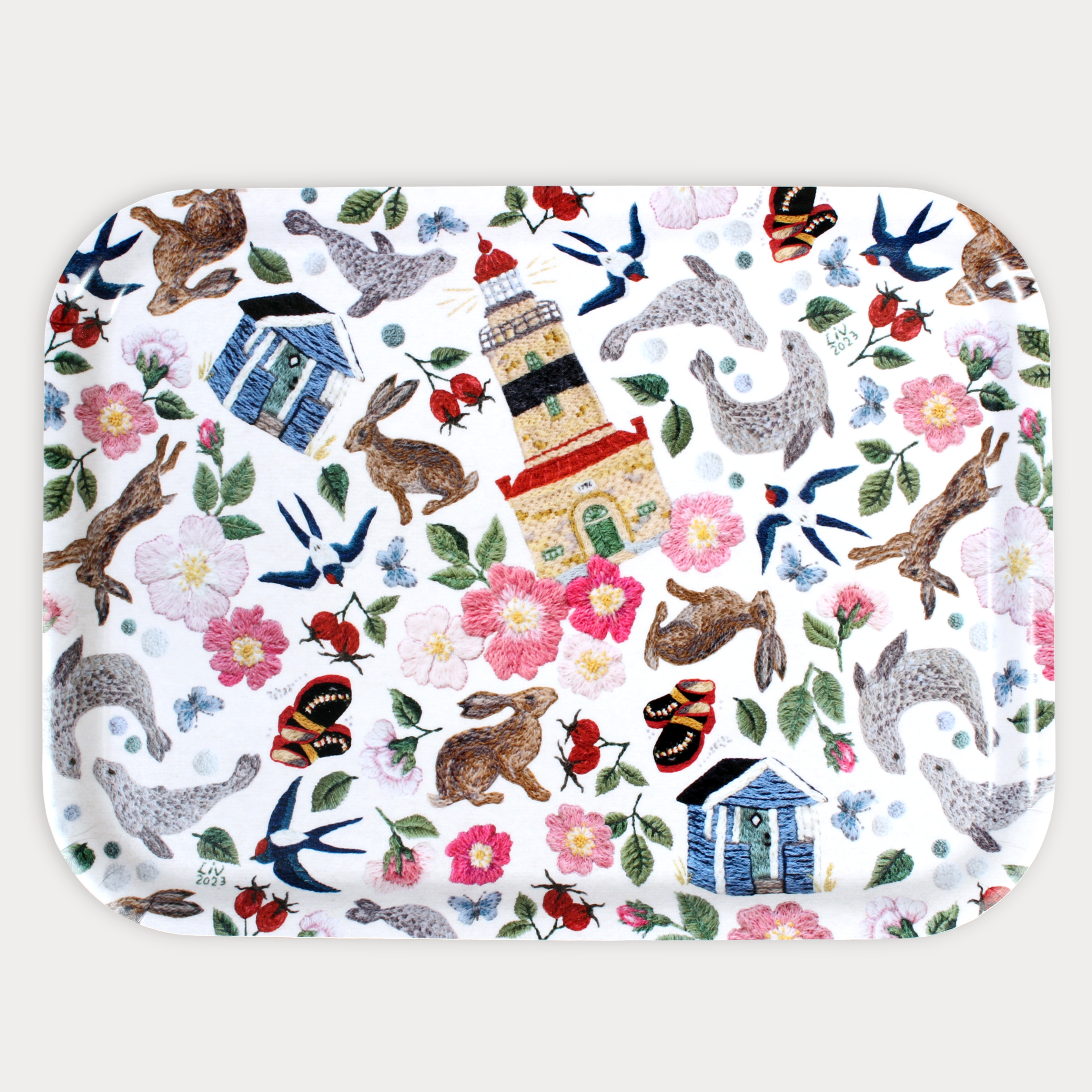 Bricka 27x20 cm - Näset