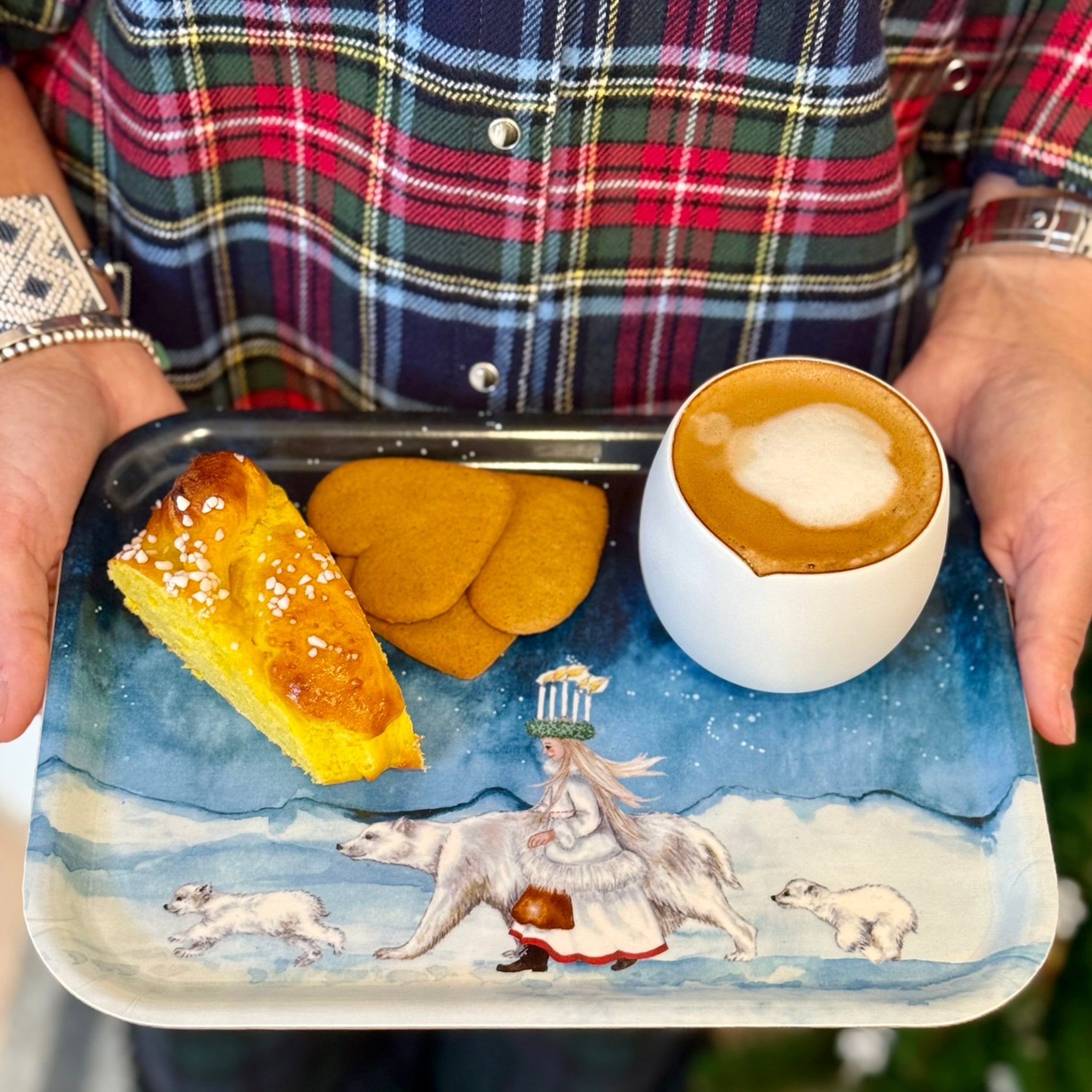 Julbricka 27x20 cm - Lucia