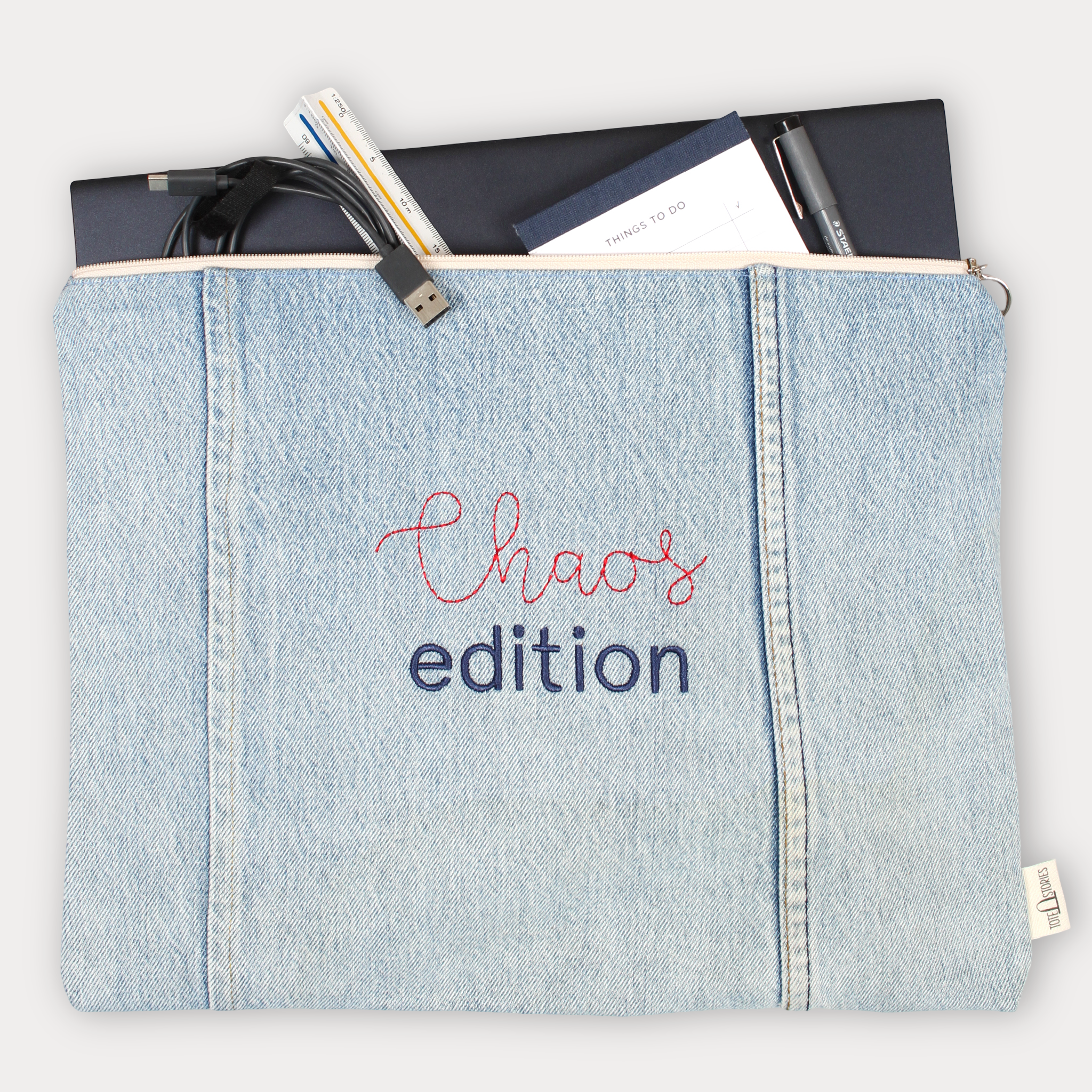 Utility Pouch - Denim Light Indigo