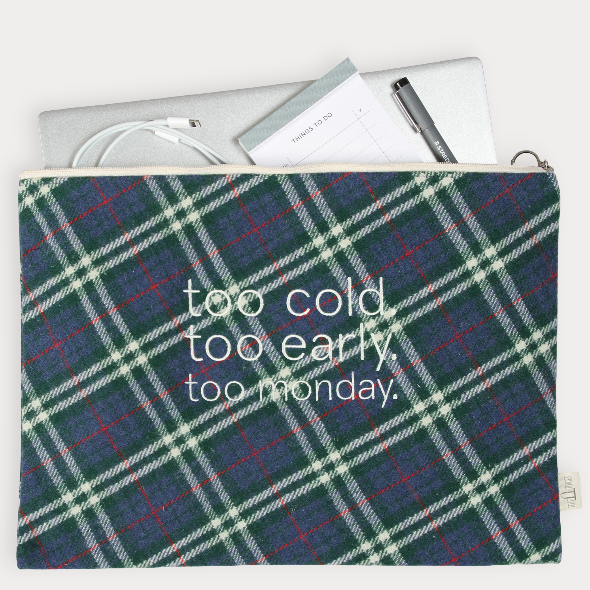 Utility Pouch - Wool Tartan