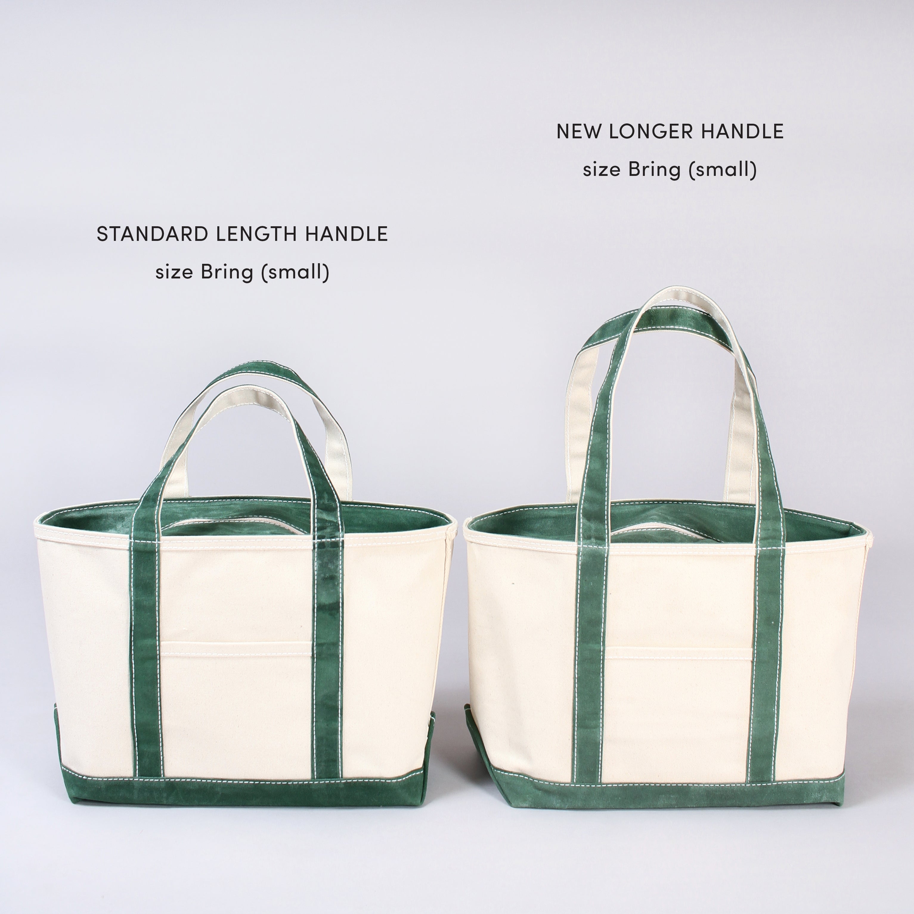 Waxed tote bag - Deerfield Green - Bring
