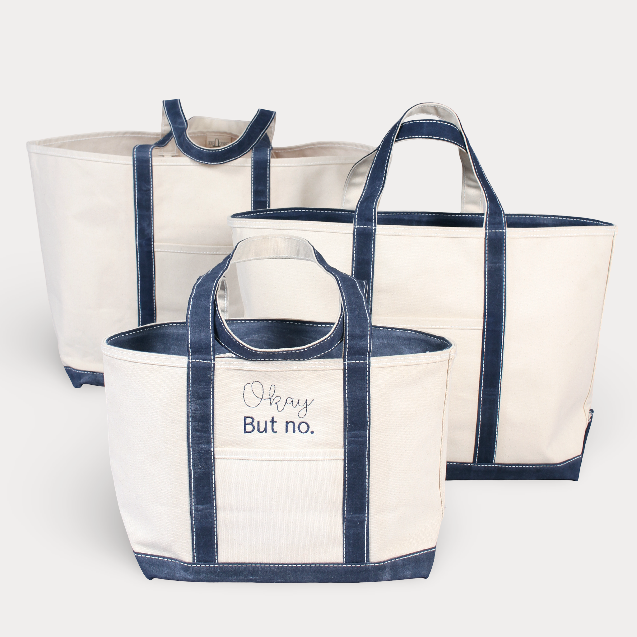 Waxed Tote Bag - Falsterbo Ocean