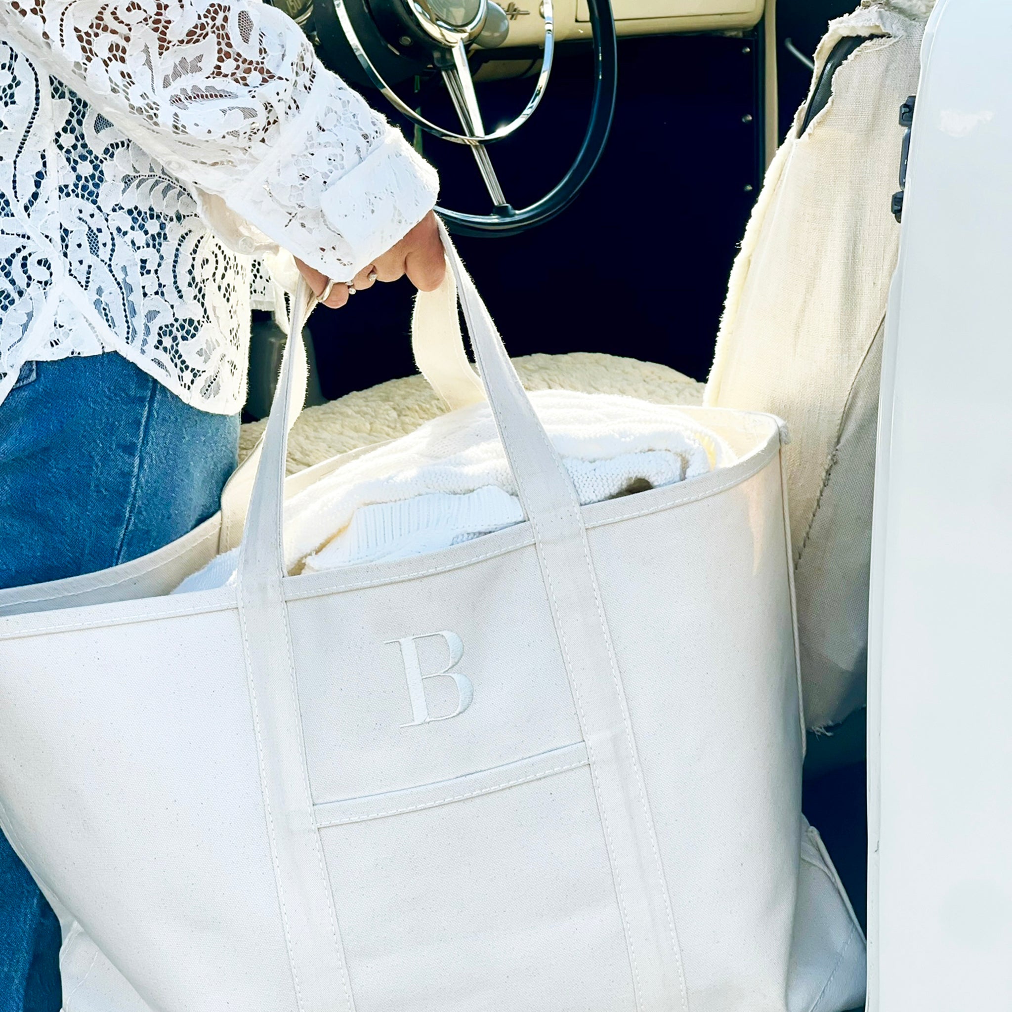 Classic Tote Bag - White