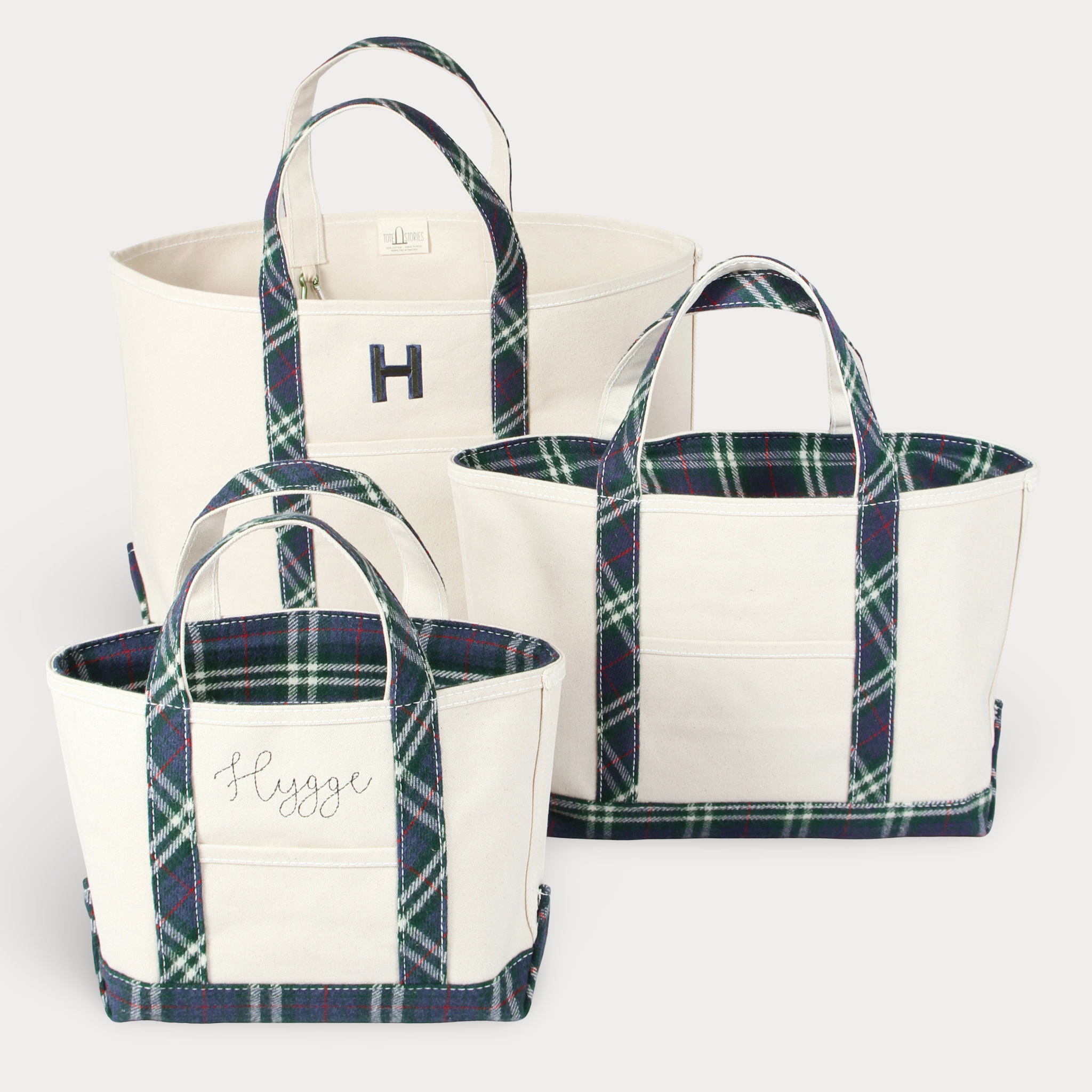 Limited Tote Bag - Wool Tartan