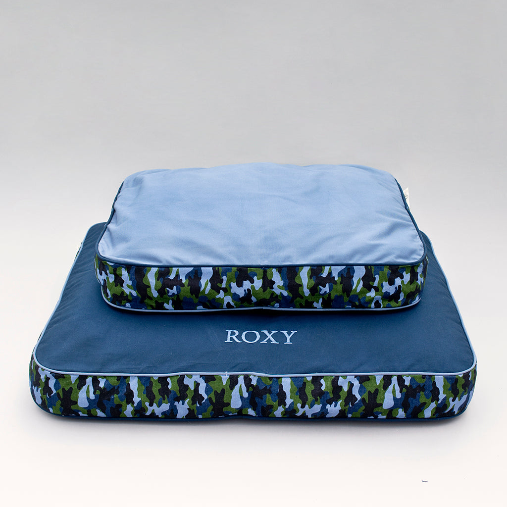 Dog Bed - Camo Falsterbo Ocean - Sizes