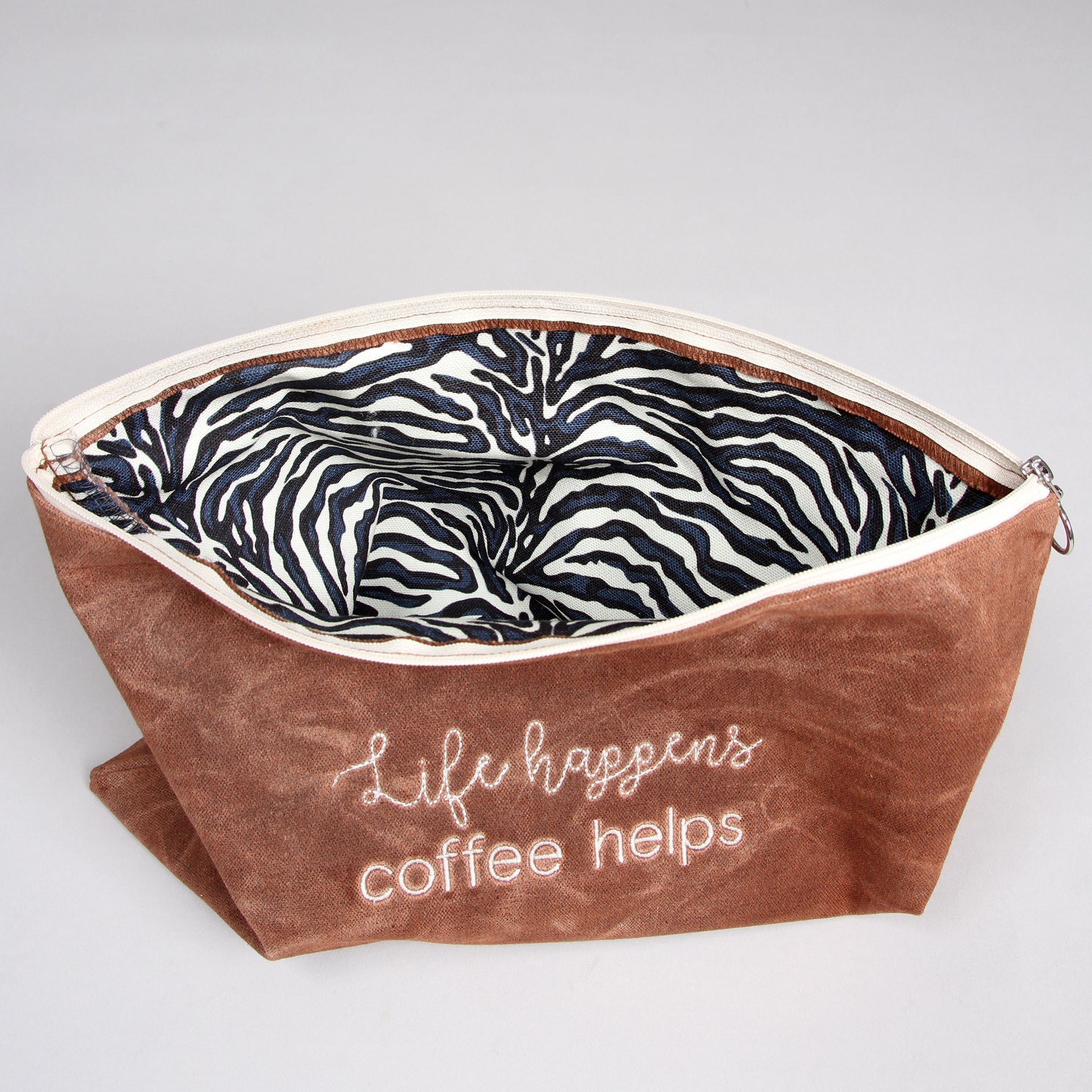 Utility pouch - Bahia Brown Inside