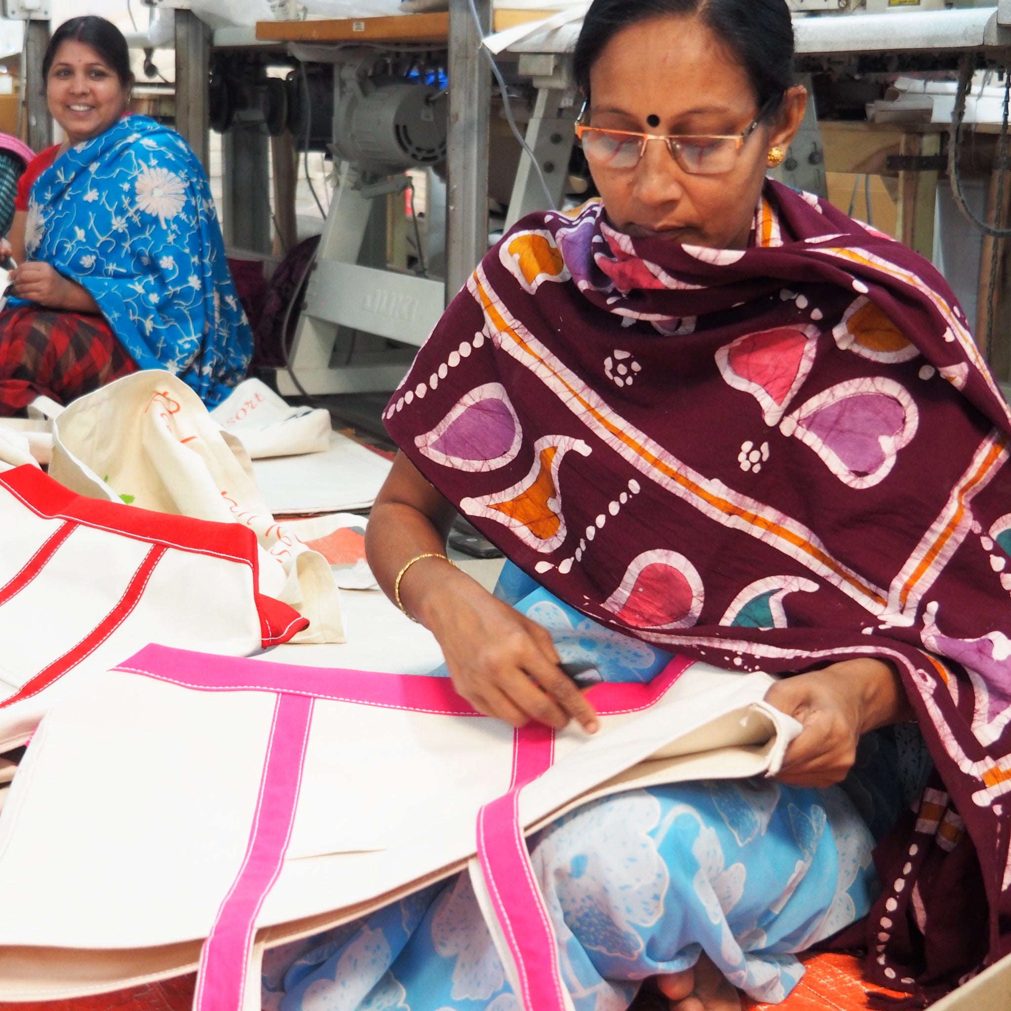 Our colourful factory in India