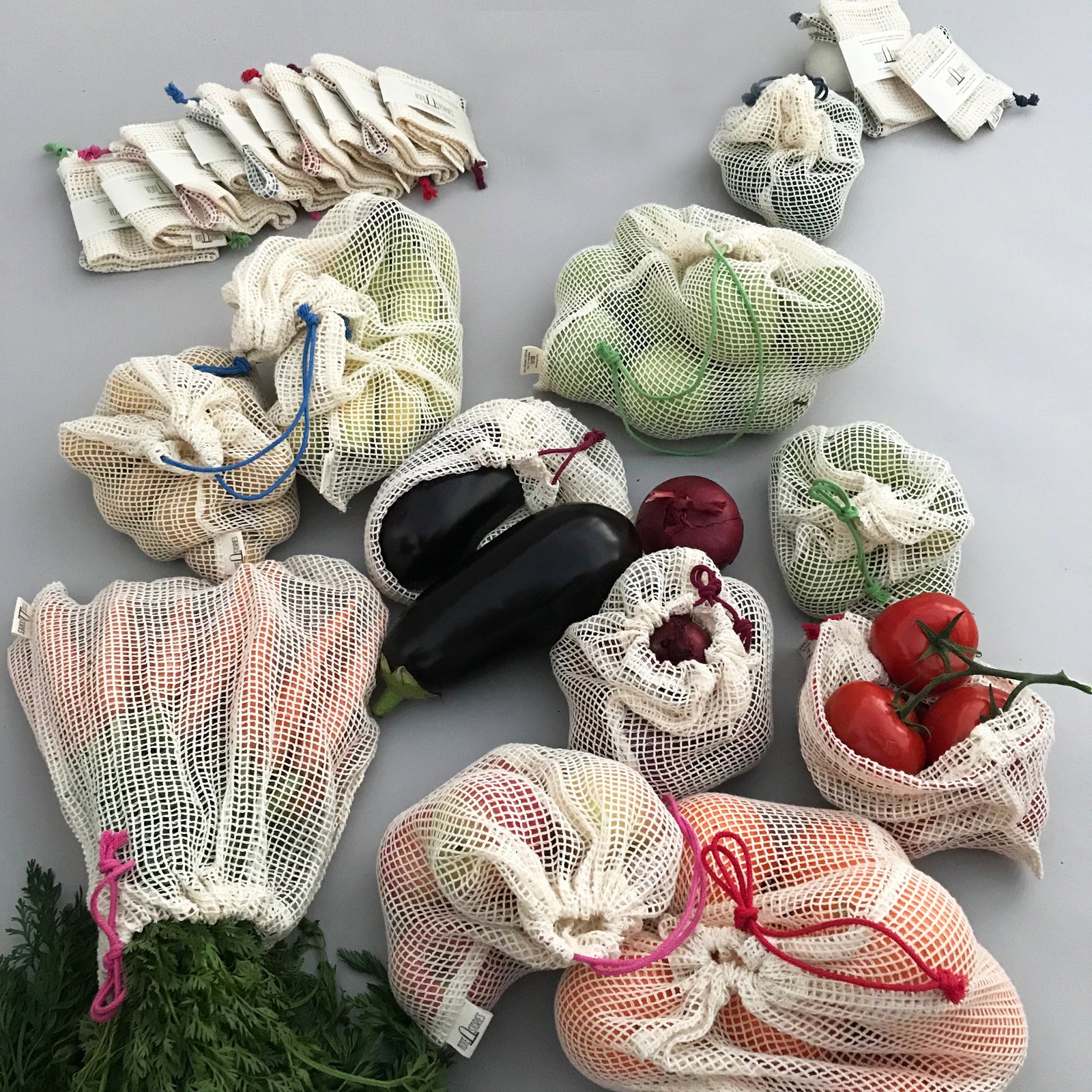 Earth friendly mesh bags