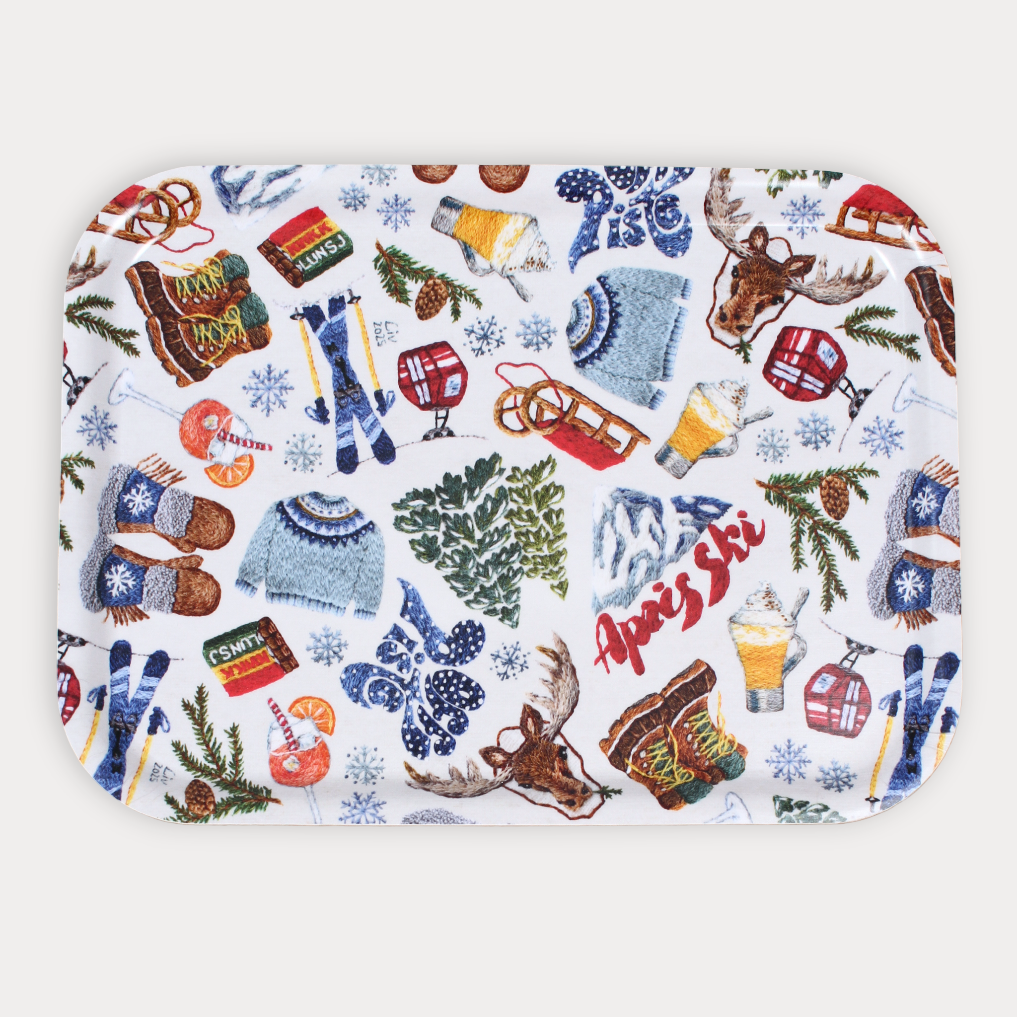 Bricka 27x20 cm - Après Ski