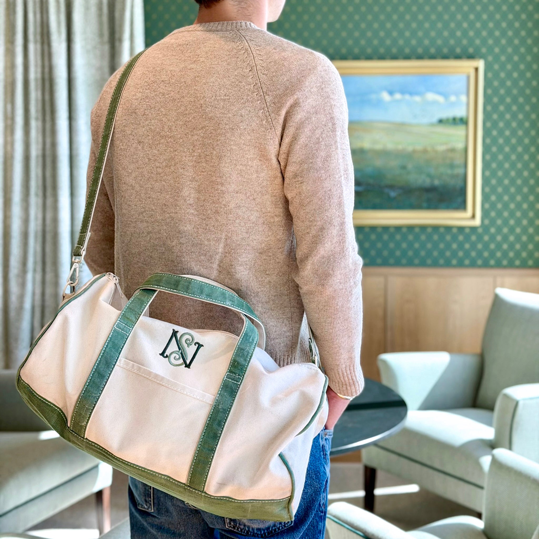 Banker Bag - Waxed Deerfield Green