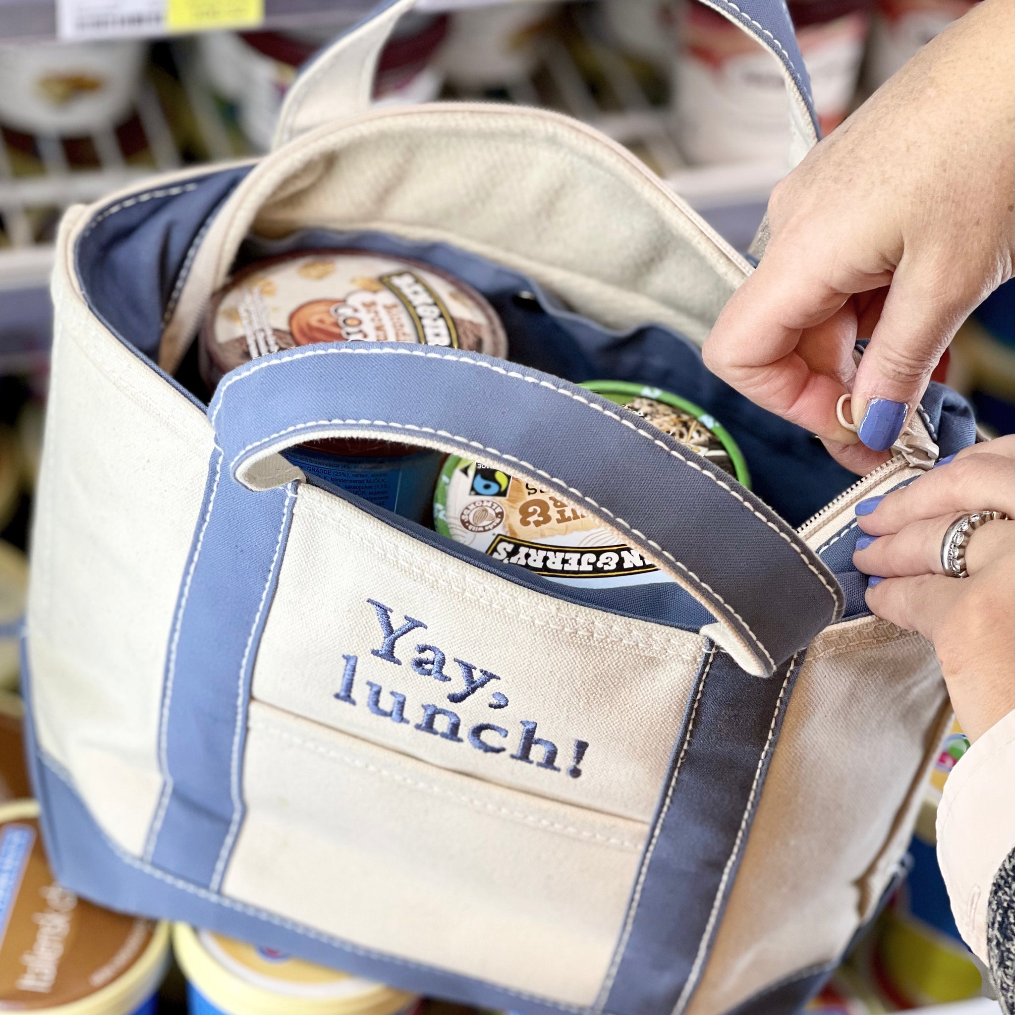 Cooler Tote Bag - Falsterbo Sky