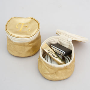 Round Pouch - Gold