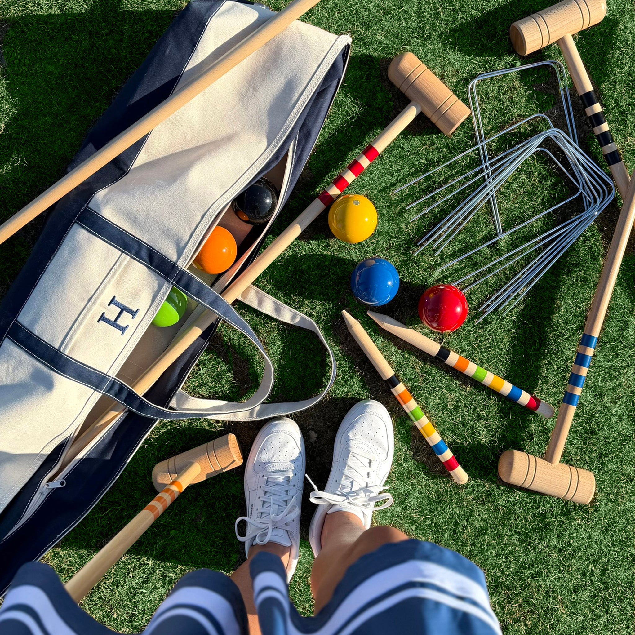 Croquet Tote Set - Falsterbo Ocean (Pre-order!)