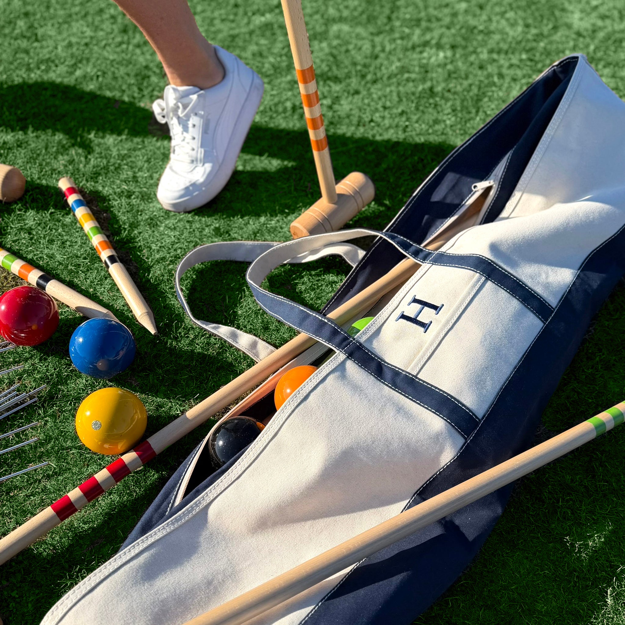 Croquet Tote Set - Falsterbo Ocean (Förbeställ nu!)