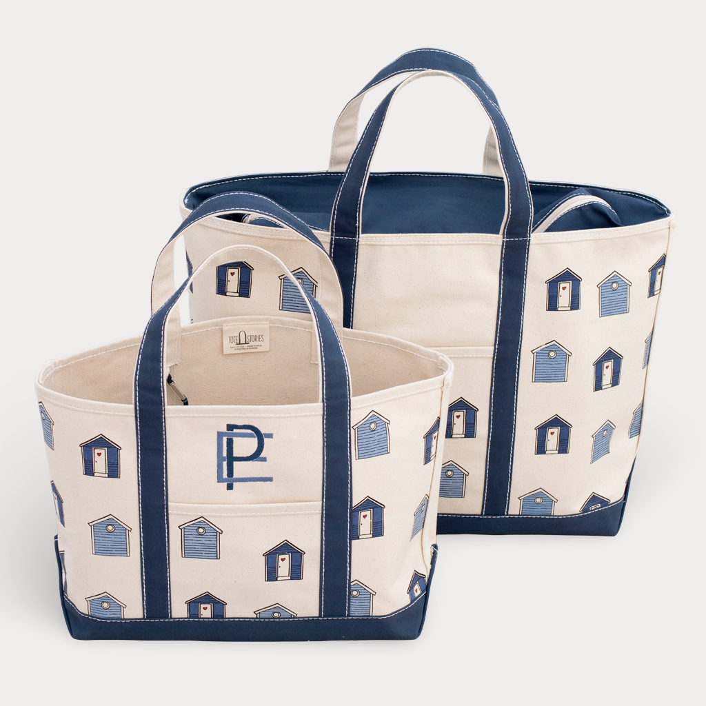 Limited Tote Bag - Beach Huts