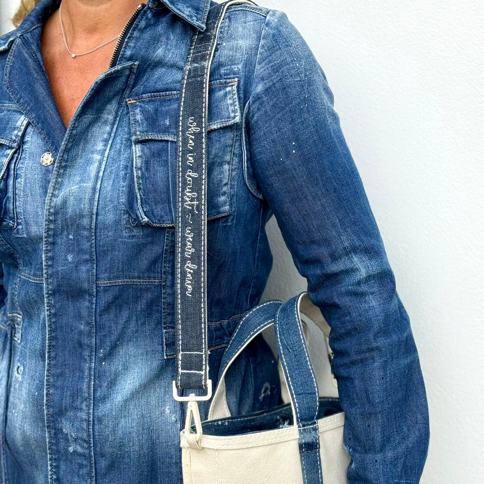 Long Strap - Dark Denim